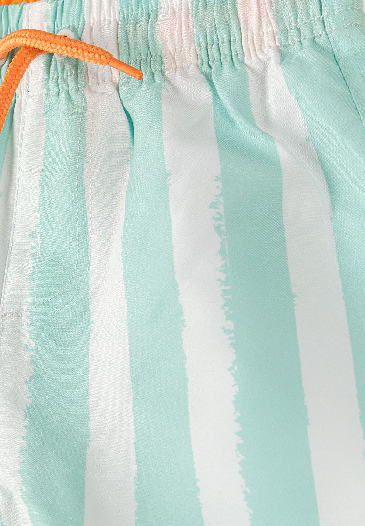 Swim Shorts 2-Pack, Striped & Citrus Print, Mint - 6