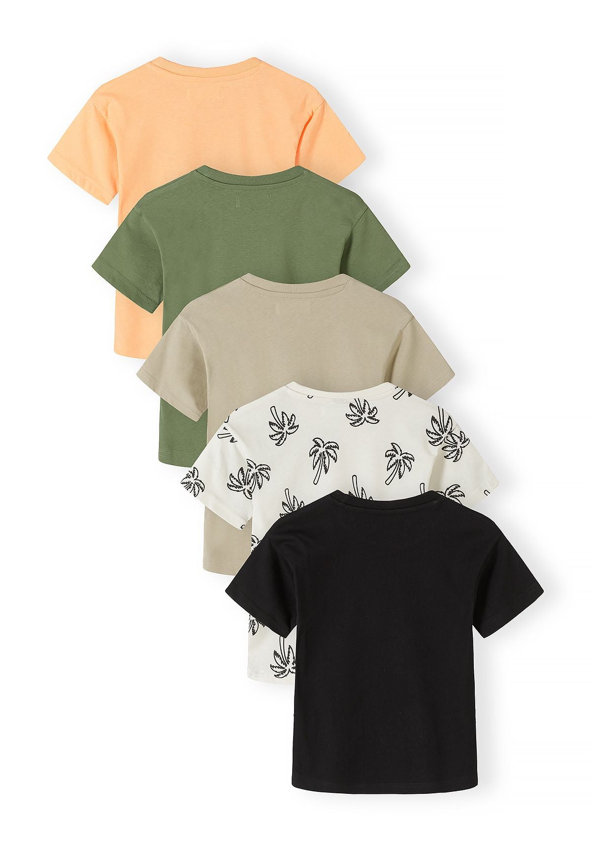 Short Sleeve T-Shirts 5-Pack, Graphic Print, Multi - 2