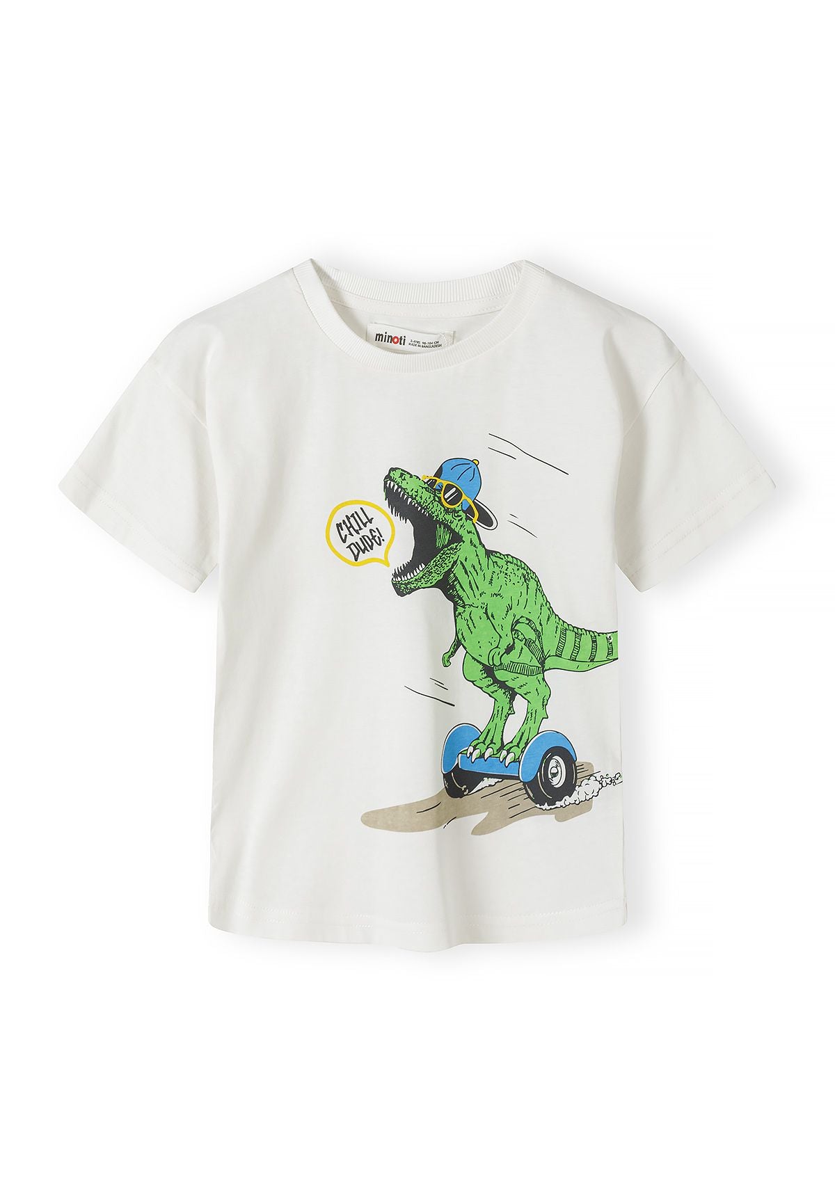 T-Shirts 5-Pack, Dinosaur Print, Mixed Colours - 7