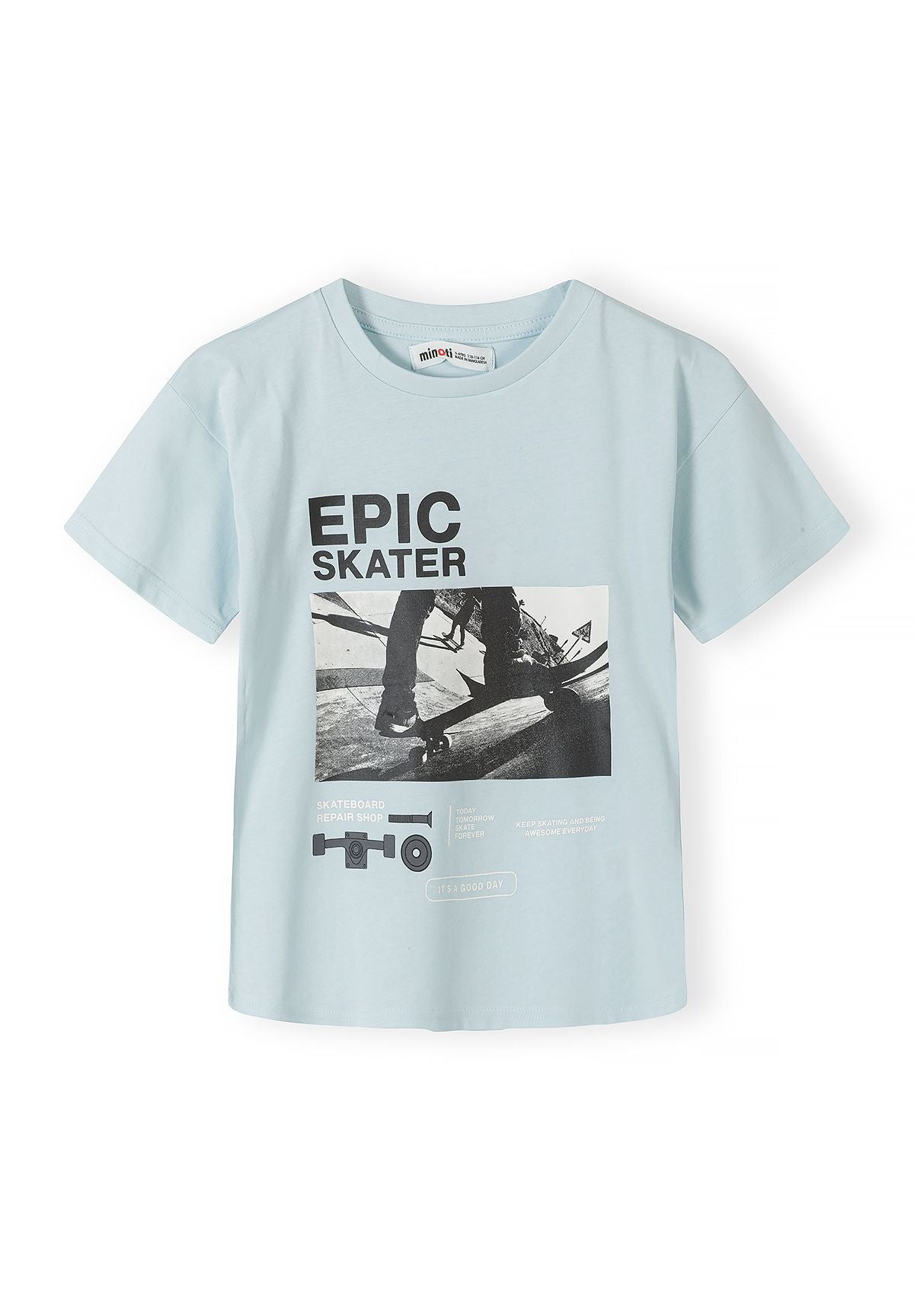 T-Shirts 5-Pack Skate Graphics Short Sleeve Blues - 3