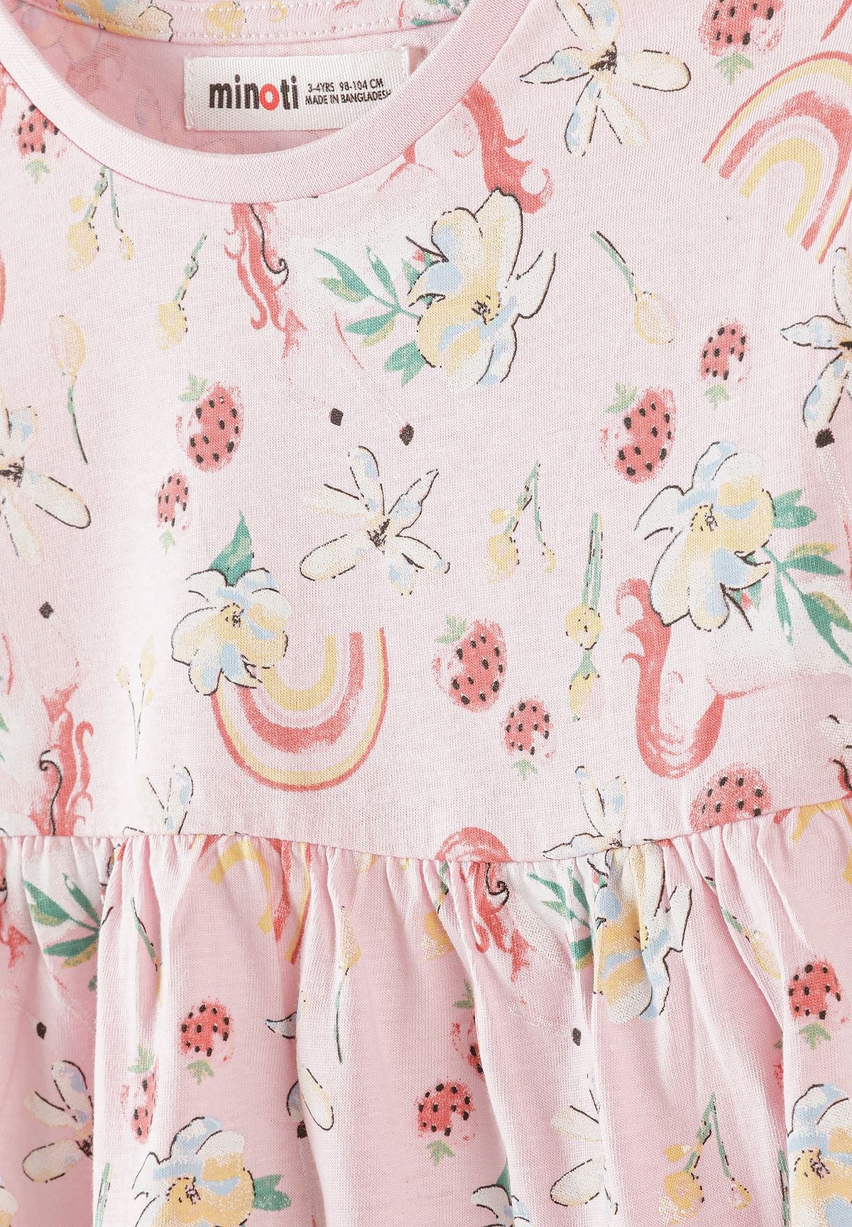 Long Sleeve Dresses 2-Pack, Unicorn Rainbow Print, Pink Blue - 7