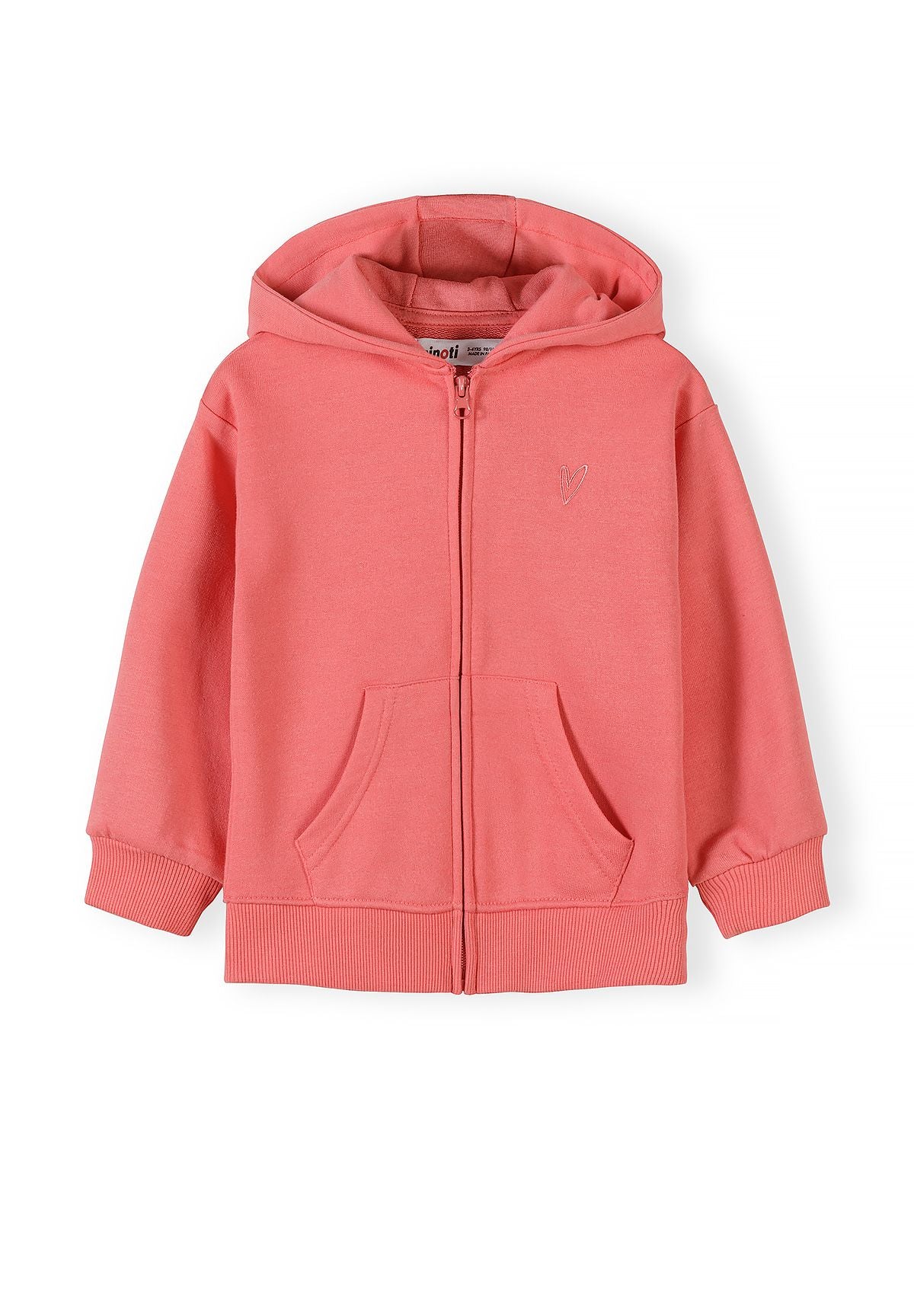 Zip Hoodies 2-Pack, Coral & Cream - 3