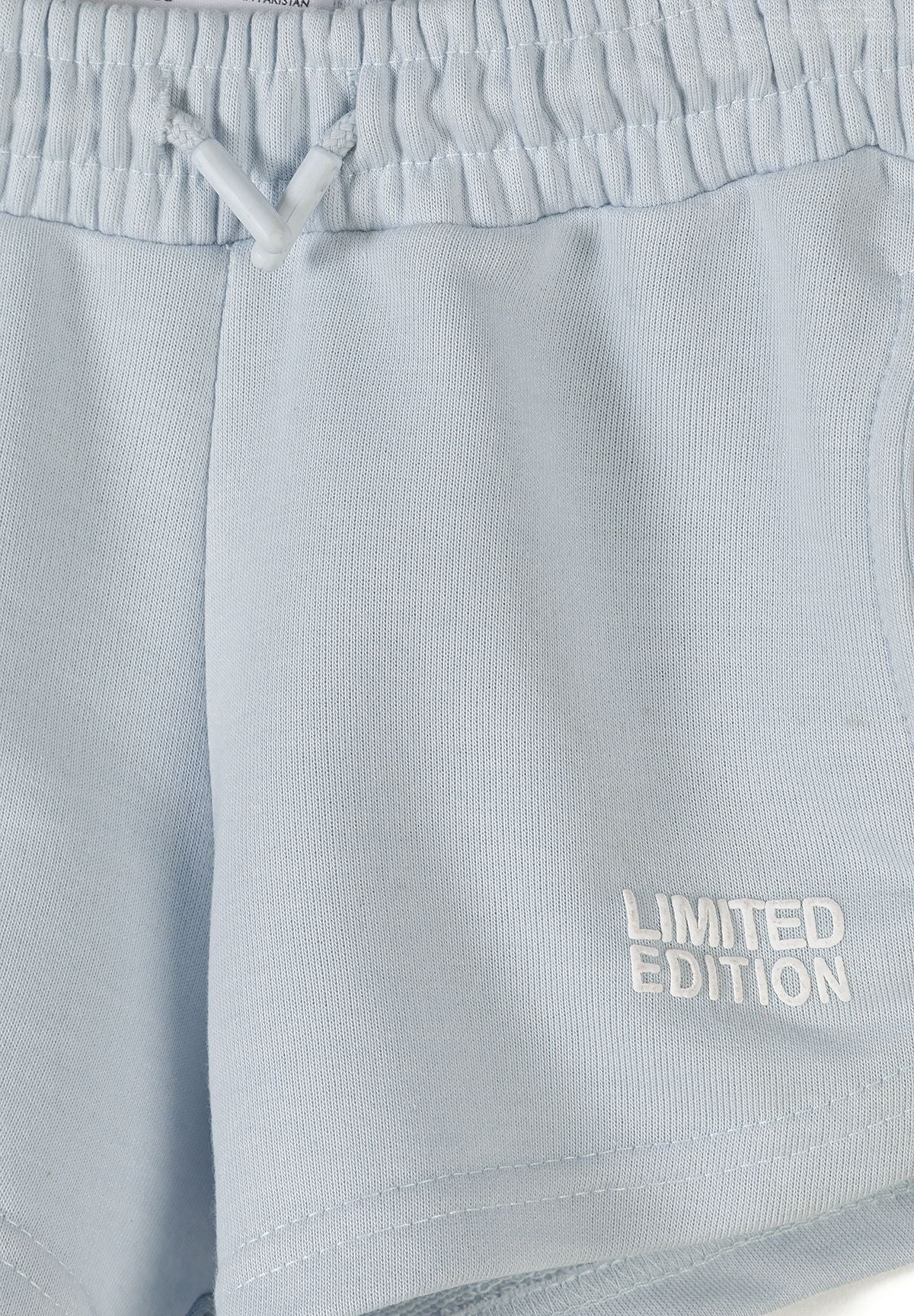 Sweatshirt and Shorts Set, Limited Edition, Light Blue - 6