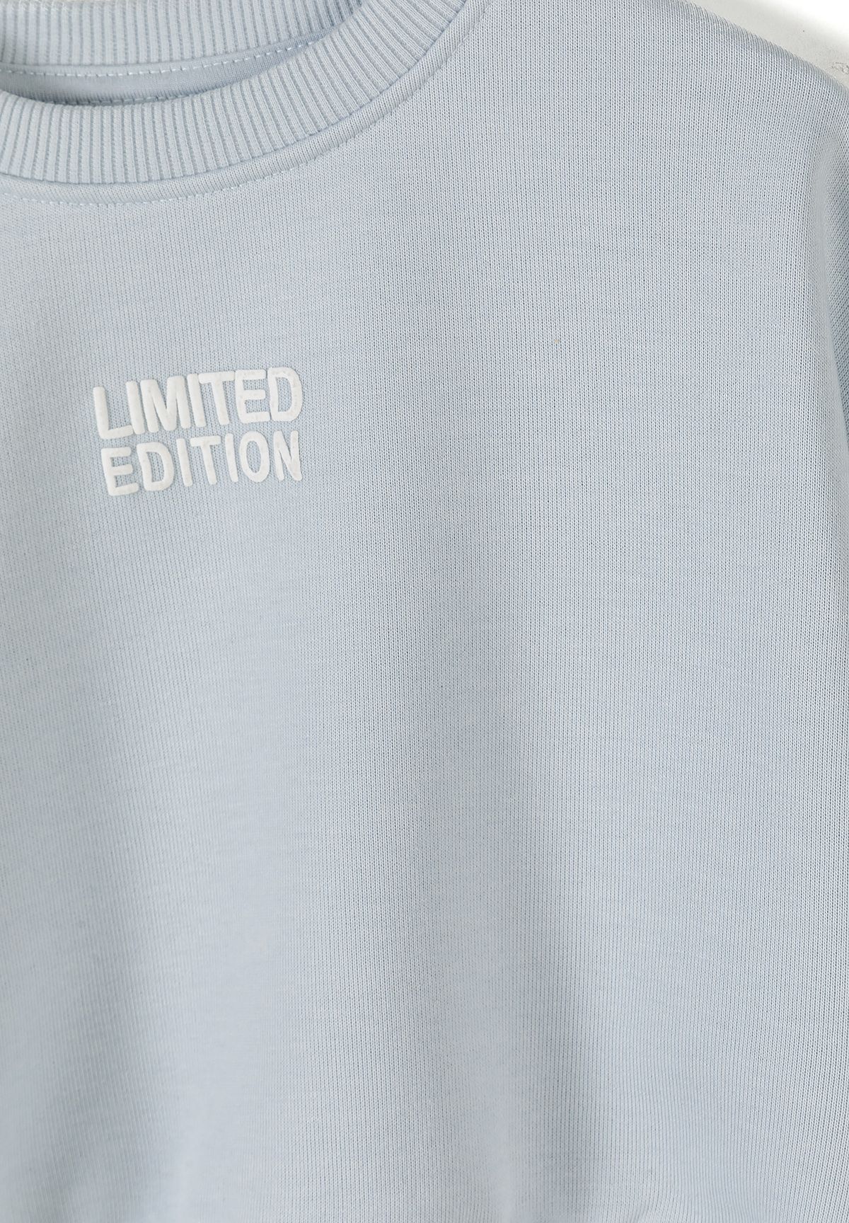 Sweatshirt and Shorts Set, Limited Edition, Light Blue - 7