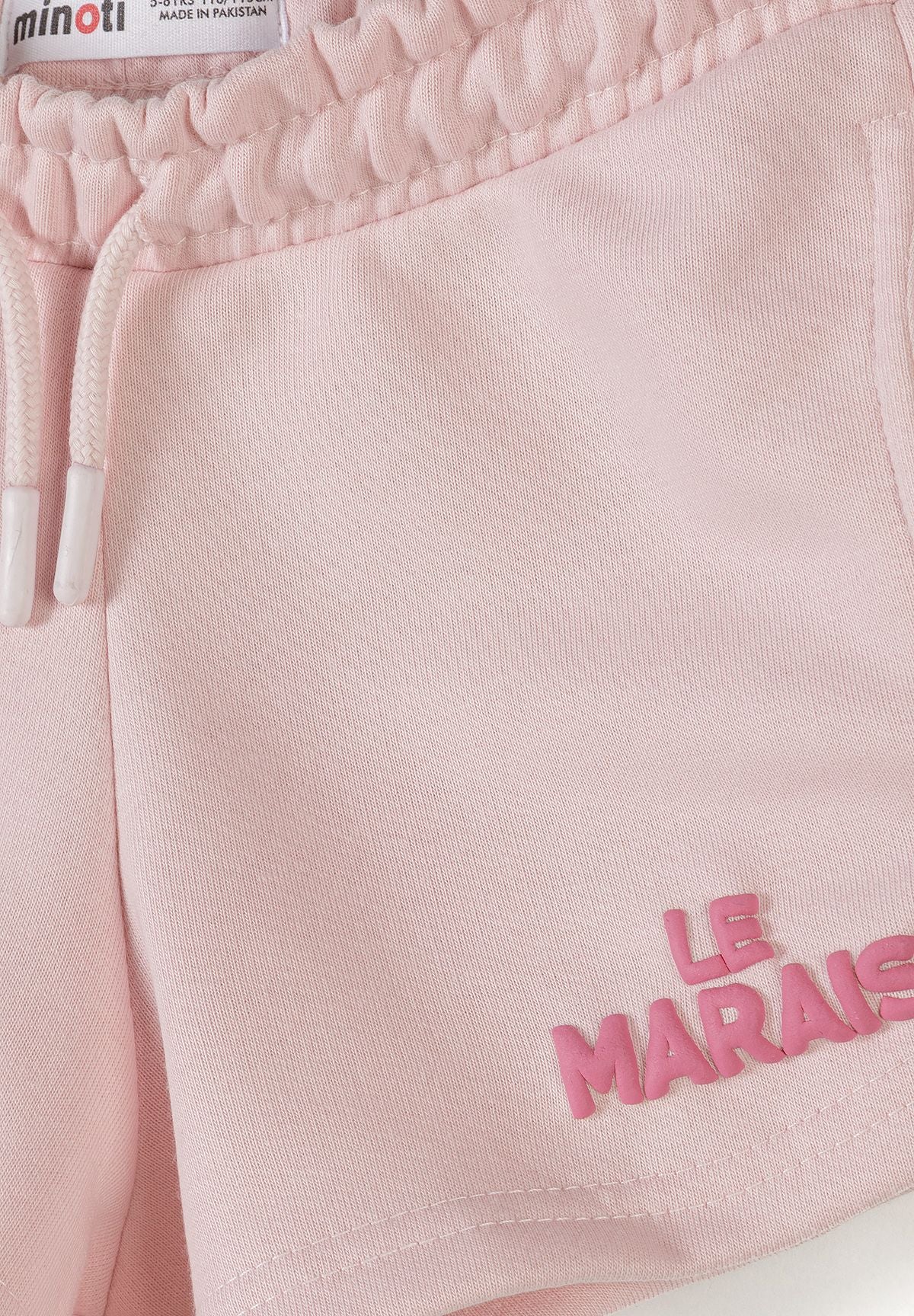 Sweatshirt and Shorts Set, Le Marais Print, Light Pink - 6
