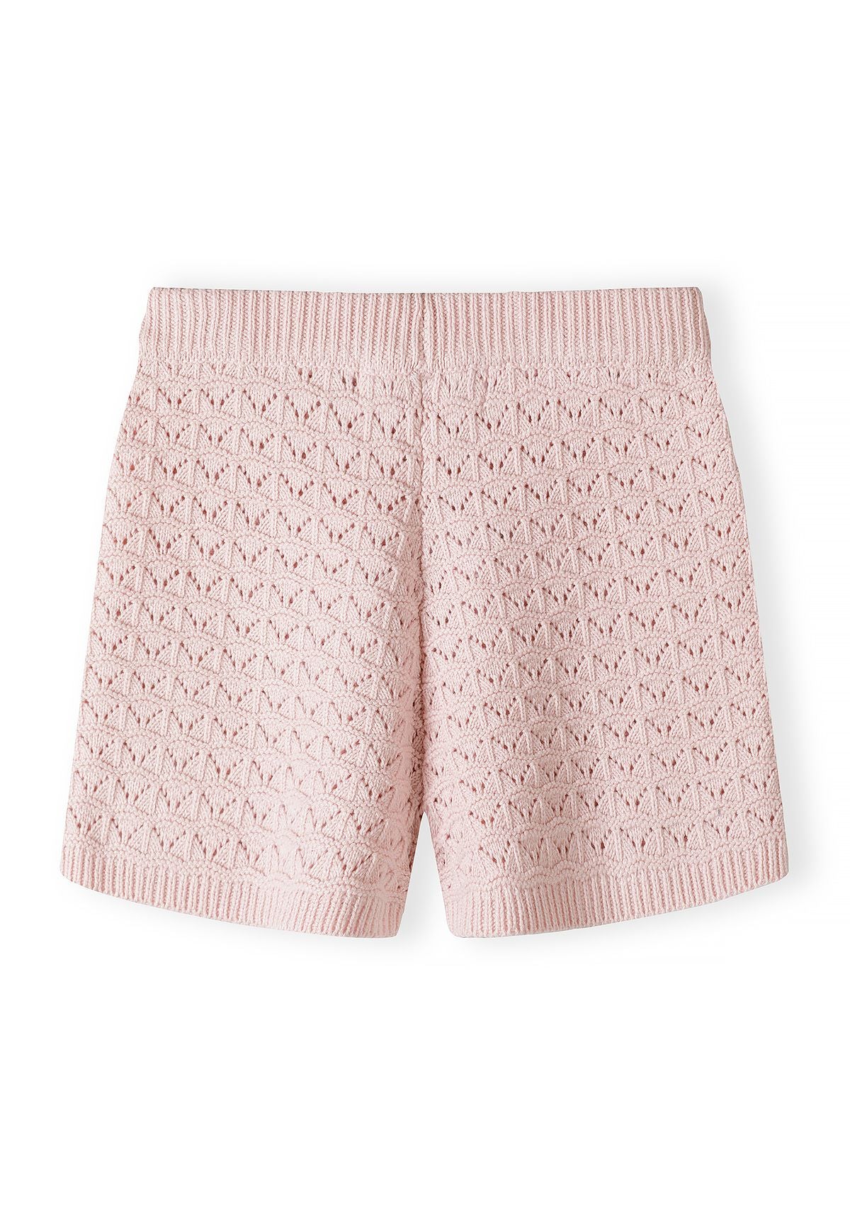 Pointelle Knit Set, Blush Pink, Button Front - 6