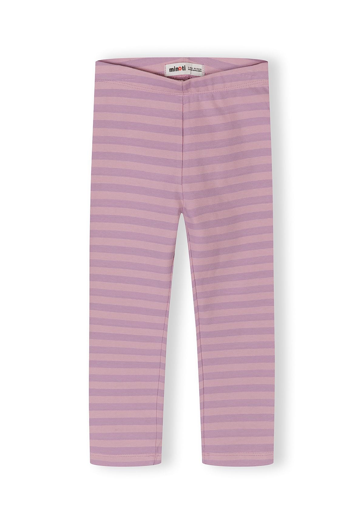 Leggings 5-Pack Hearts Stripes Pink Purple Grey - 5