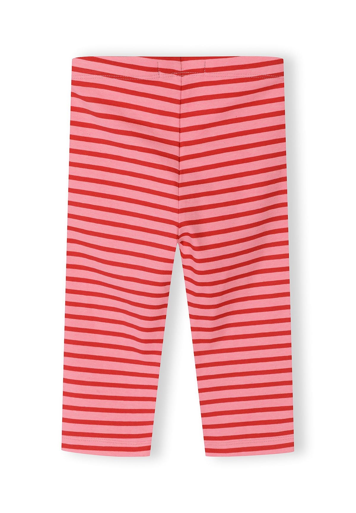 Capri Leggings 3-Pack, Hearts & Stripes, Red Navy Pink - 5