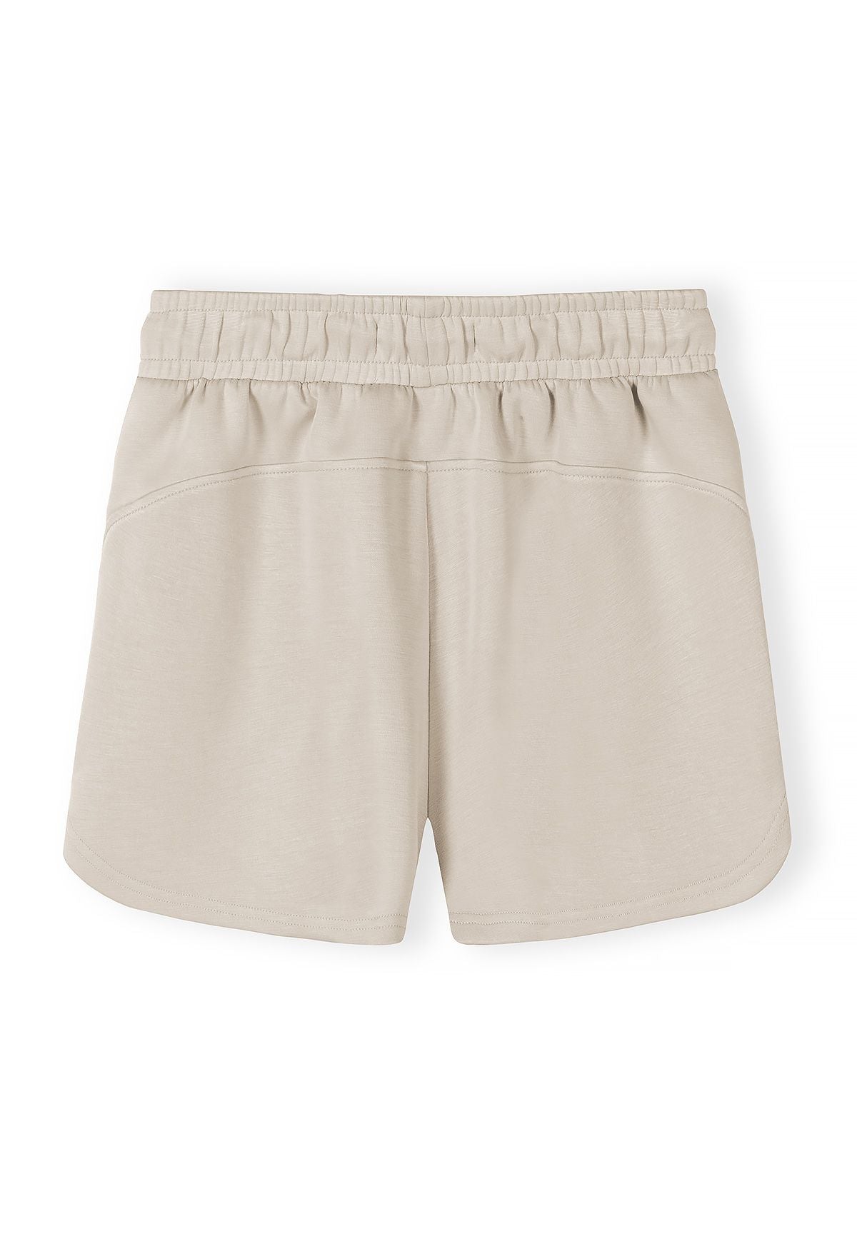 Cropped Sweatshirt & Shorts Set, Beige - 6