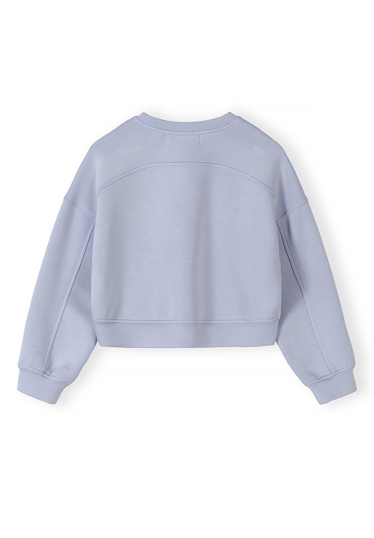 Sweatshirt & Shorts Set, Lavender, Cropped - 4