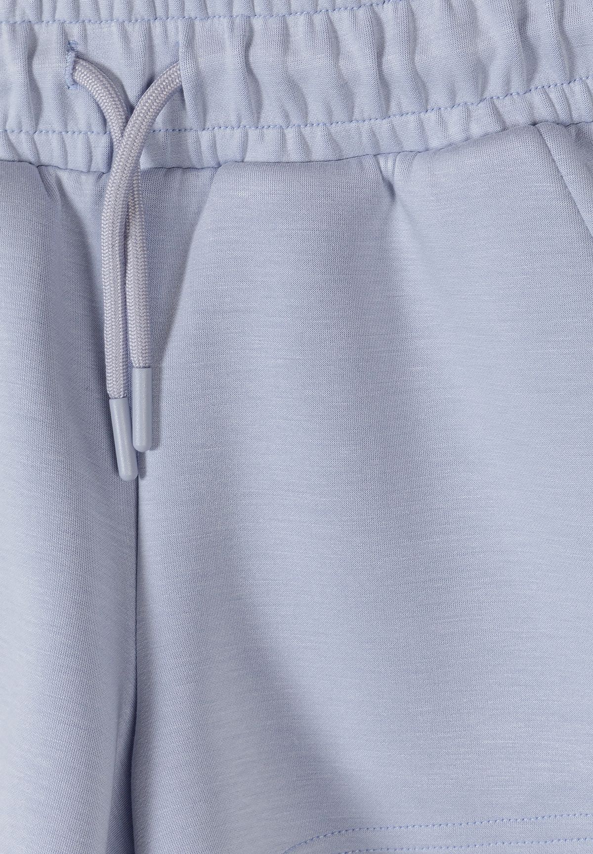Sweatshirt & Shorts Set, Lavender, Cropped - 7