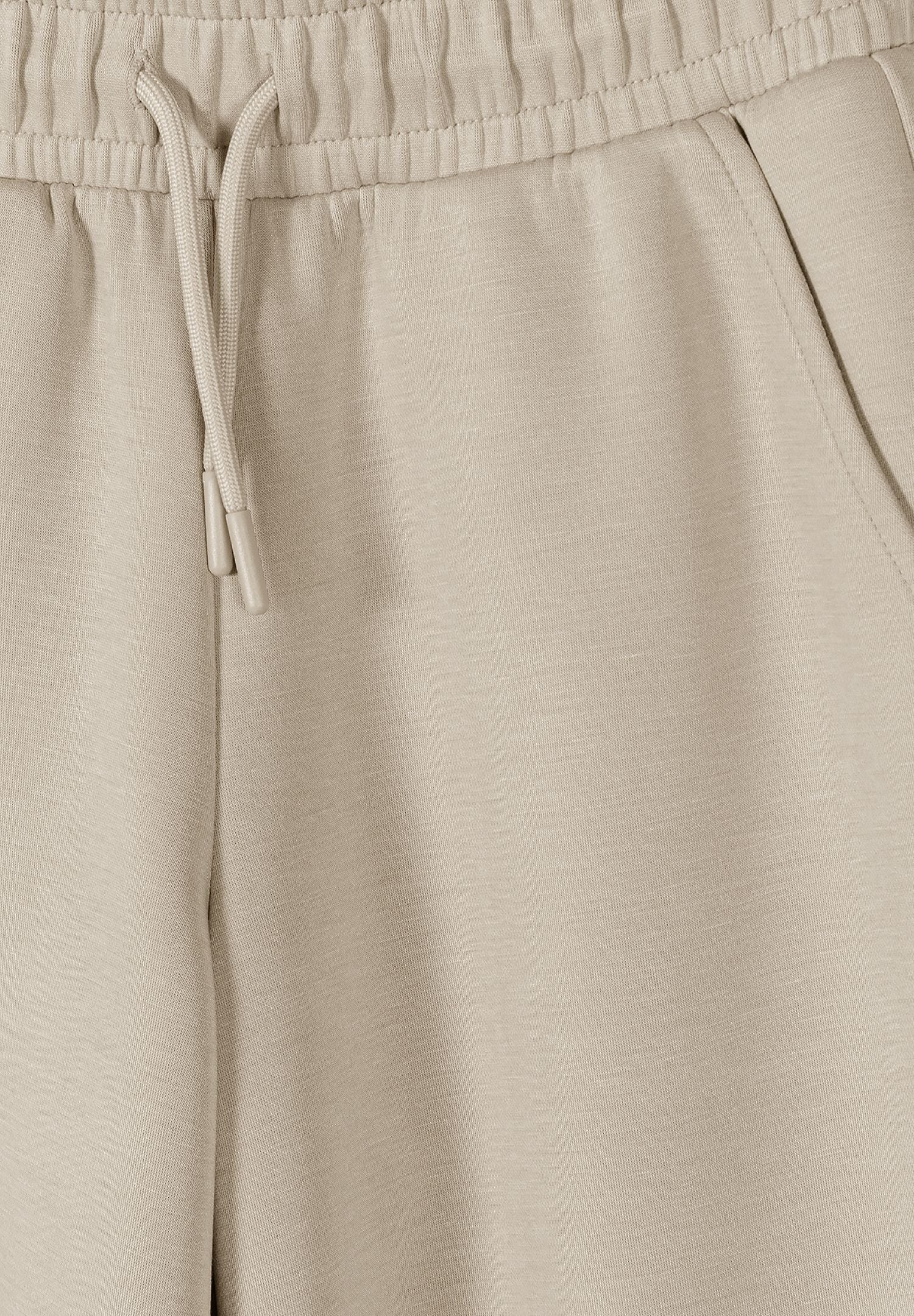 Wide Leg Joggers, Beige, Cargo Pockets - 4