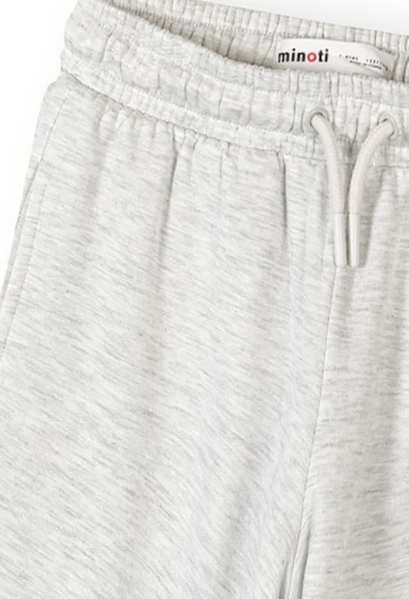 Wide Leg Joggers, Light Grey - 4