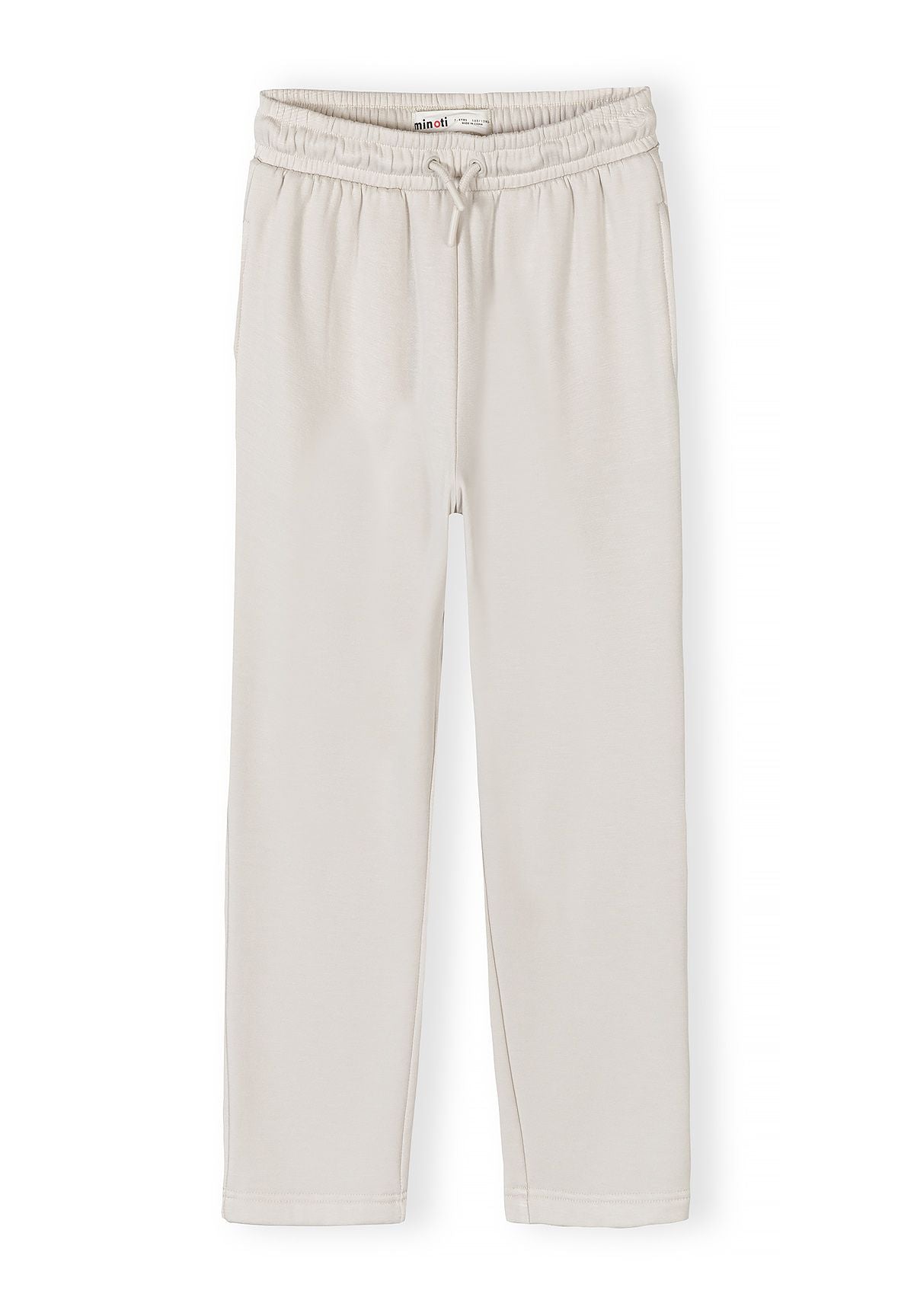 Wide Leg Joggers, Off White, Drawstring - 2