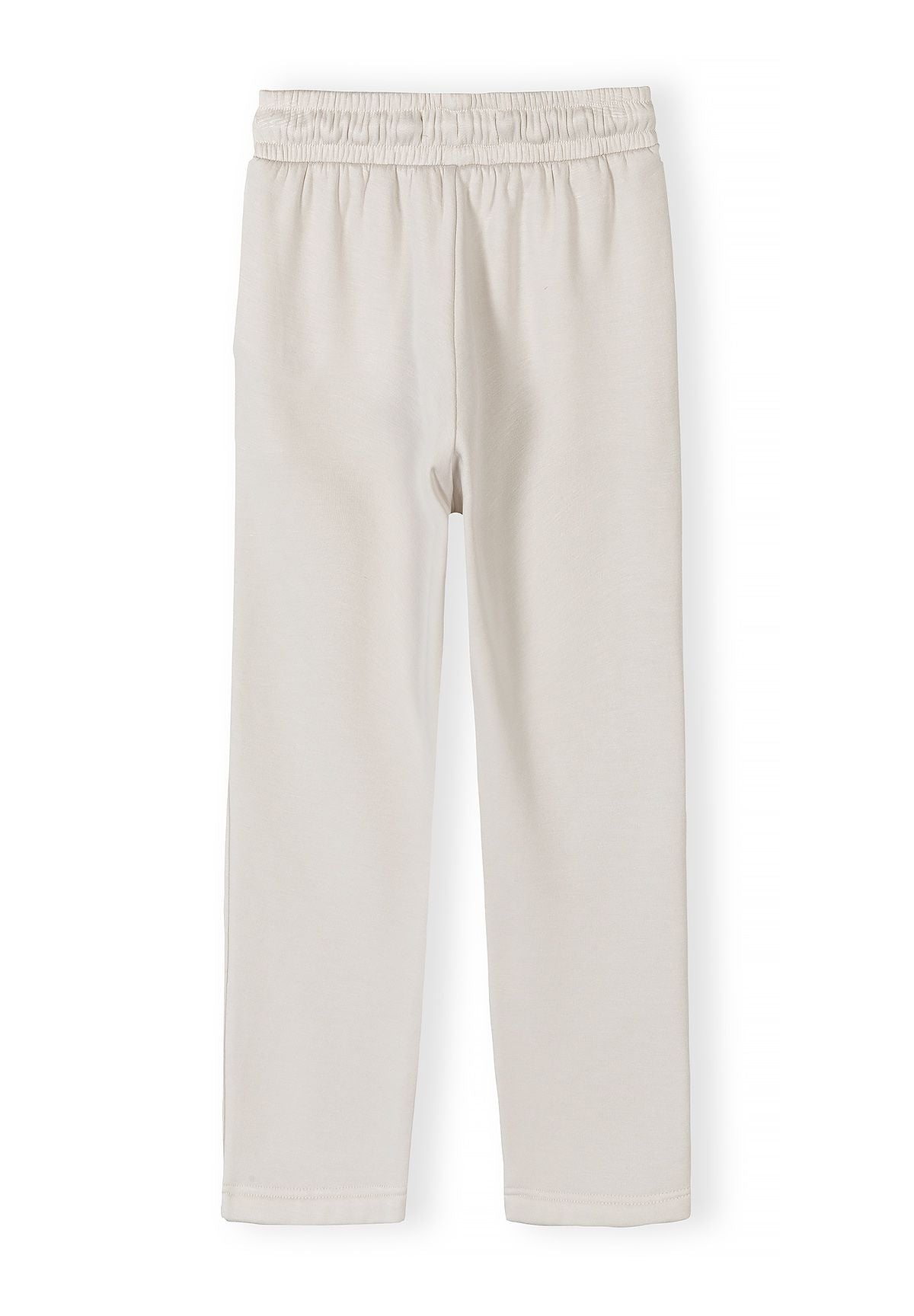 Wide Leg Joggers, Off White, Drawstring - 3