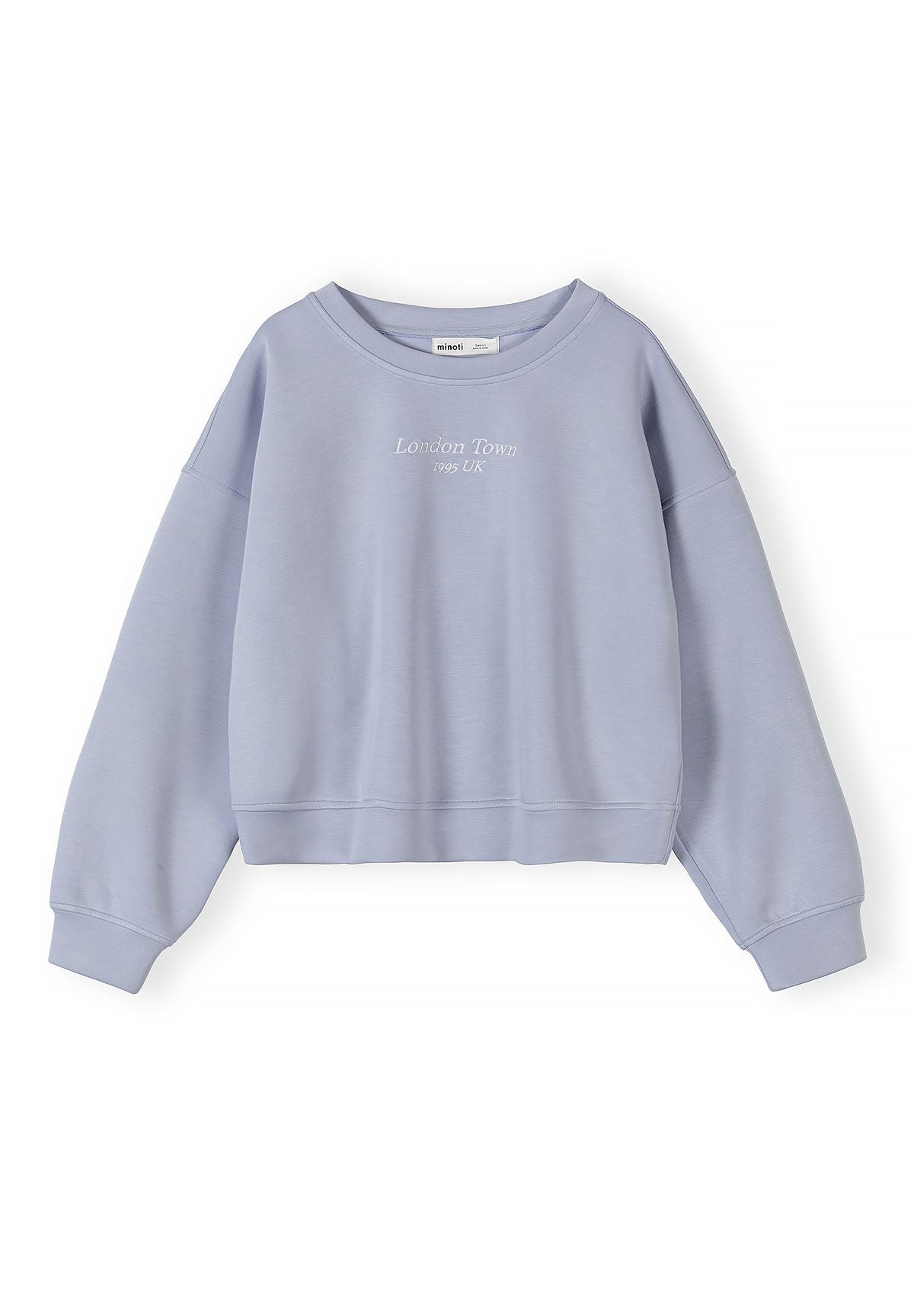 Embroidered Sweatshirt, London Town, Lavender - 1