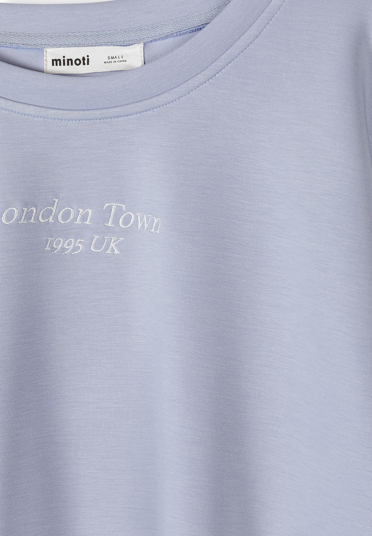 Embroidered Sweatshirt, London Town, Lavender - 3