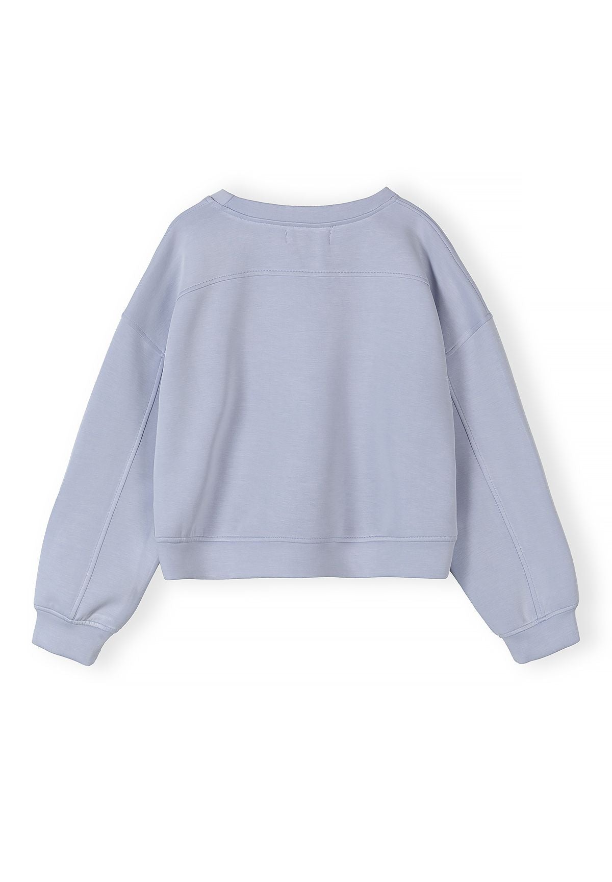 Sweatshirt & Shorts Set, Lavender Blue - 4