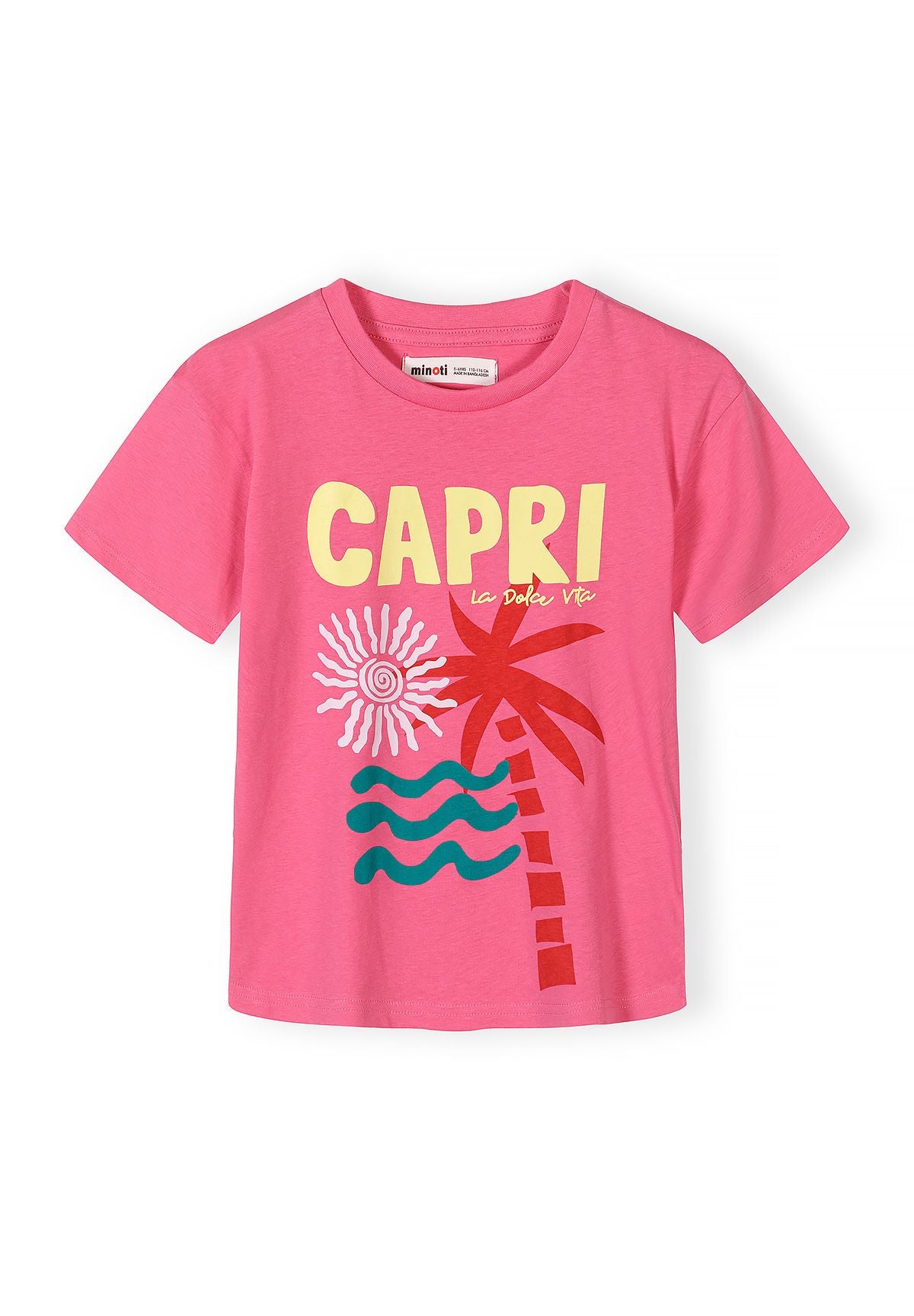 T-Shirt and Cycling Shorts 2-Pack, Tropical Print - 3