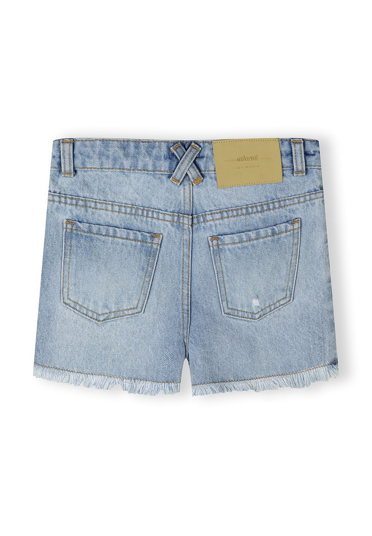 Denim Shorts 2-Pack, Ripped Detail, Blue - 4