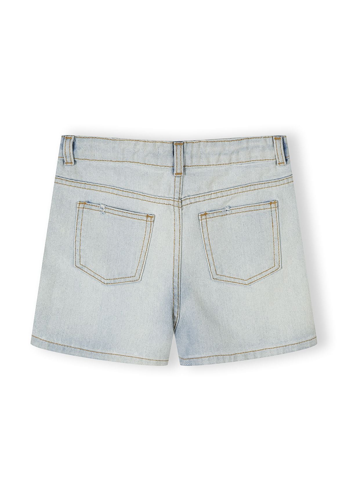 Denim Shorts 2-Pack High Waisted Black Blue - 3