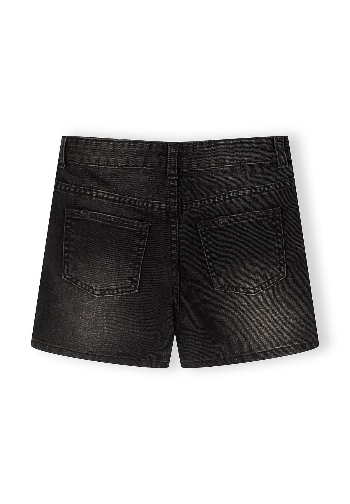 Denim Shorts 2-Pack High Waisted Black Blue - 5