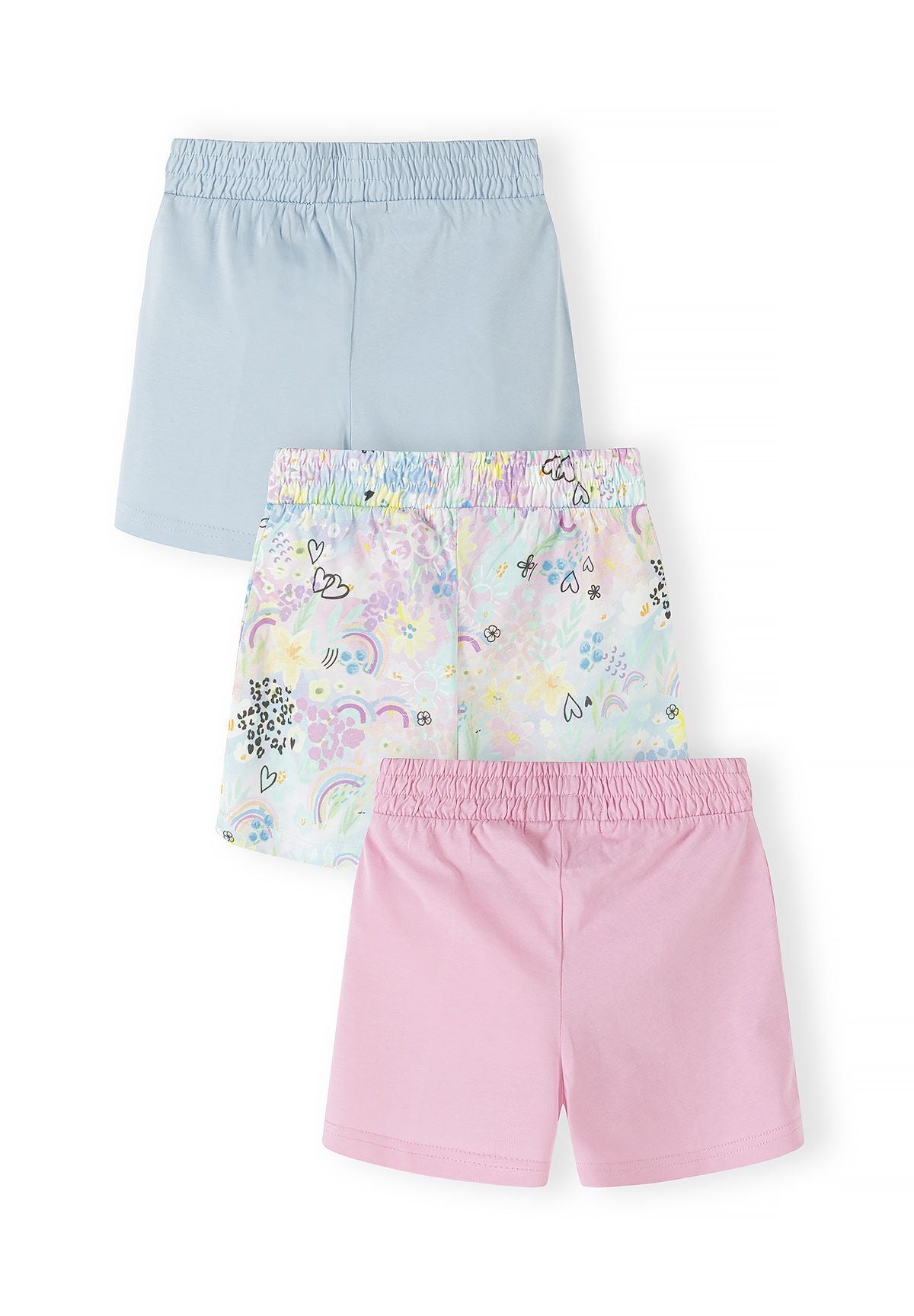 Jersey Shorts 3-Pack, Side Pockets, Pastel Mix - 2