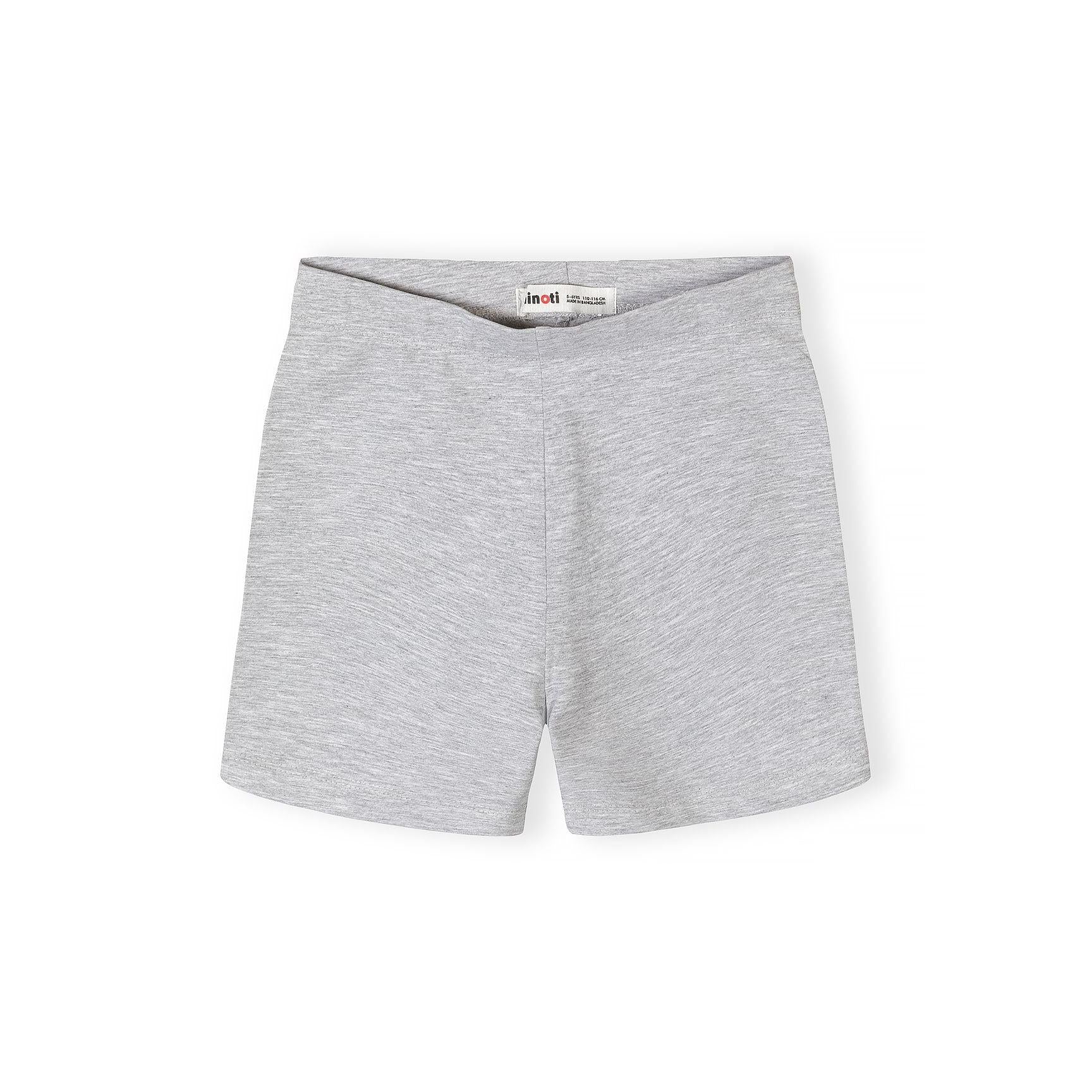 Single black cycling shorts with Minoti label clearly visible showing comfortable fit and quality construction on white background