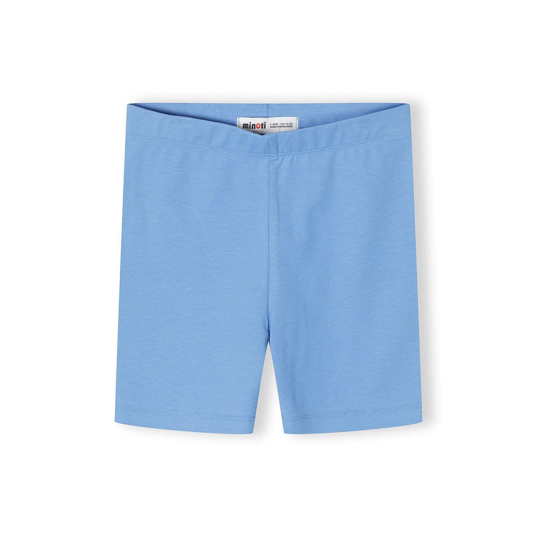 Single pair of bright pink cycling shorts laid flat against white background showing smooth fabric texture and fitted silhouette