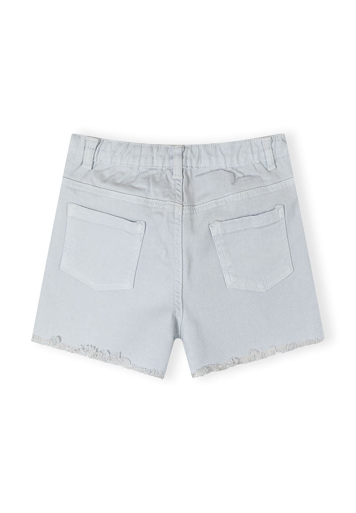 Twill Shorts 2-Pack, White & Light Blue - 3
