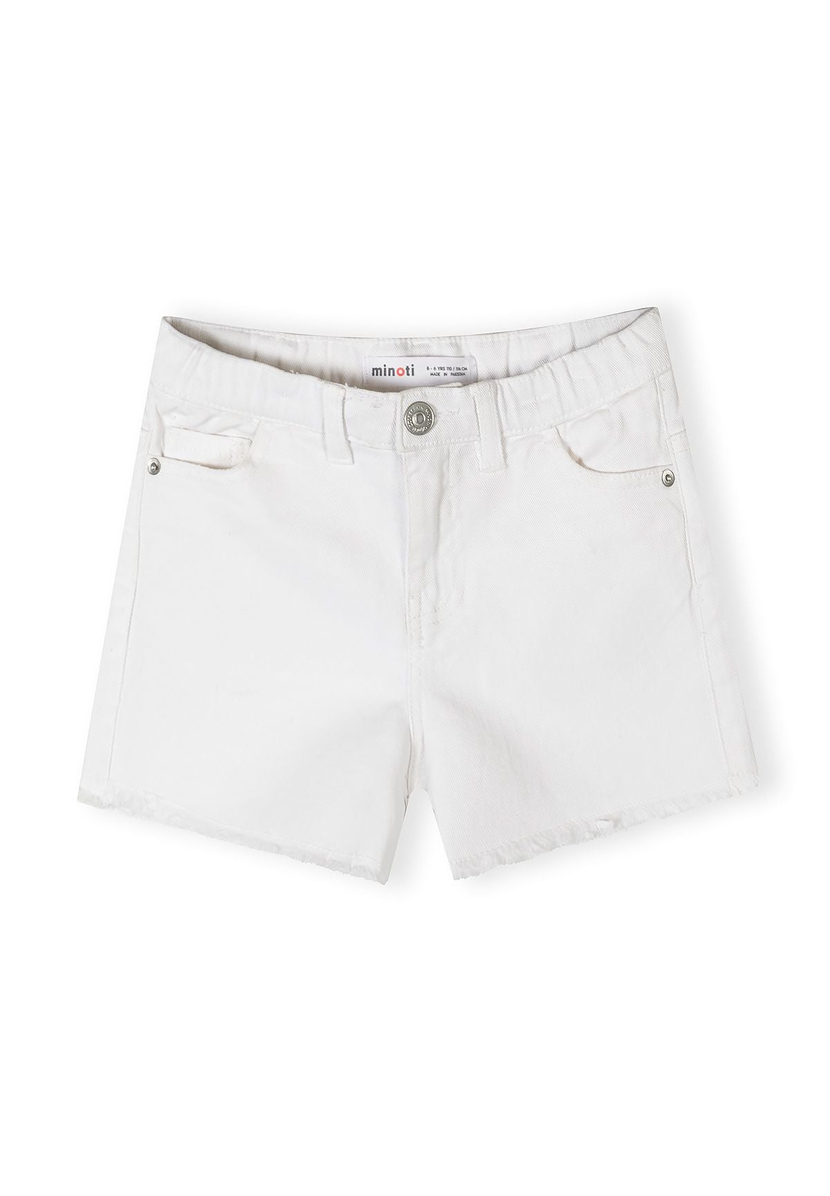 Twill Shorts 2-Pack, White & Light Blue - 4