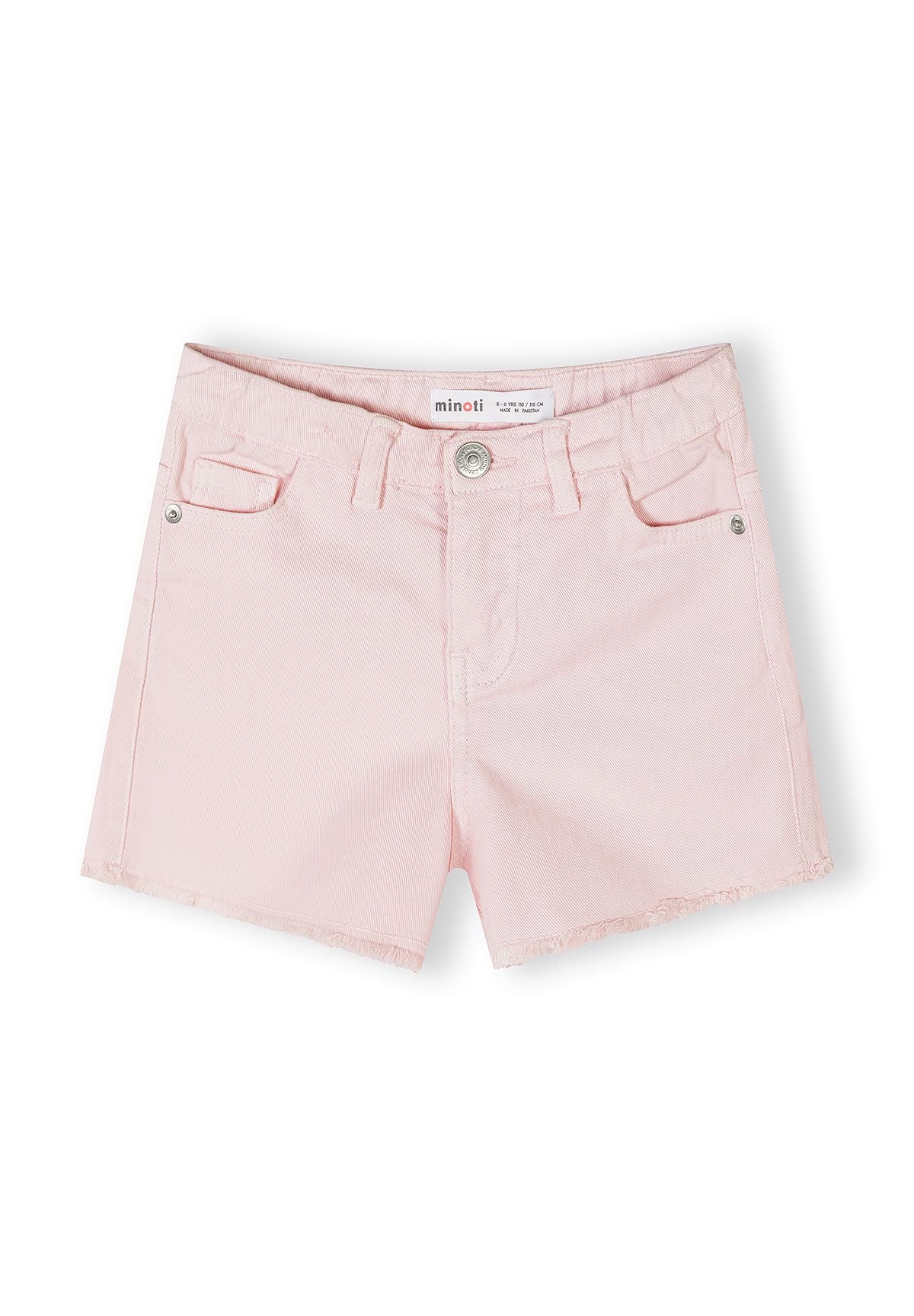 Cotton Twill Shorts 2-Pack, Pink Beige - 2