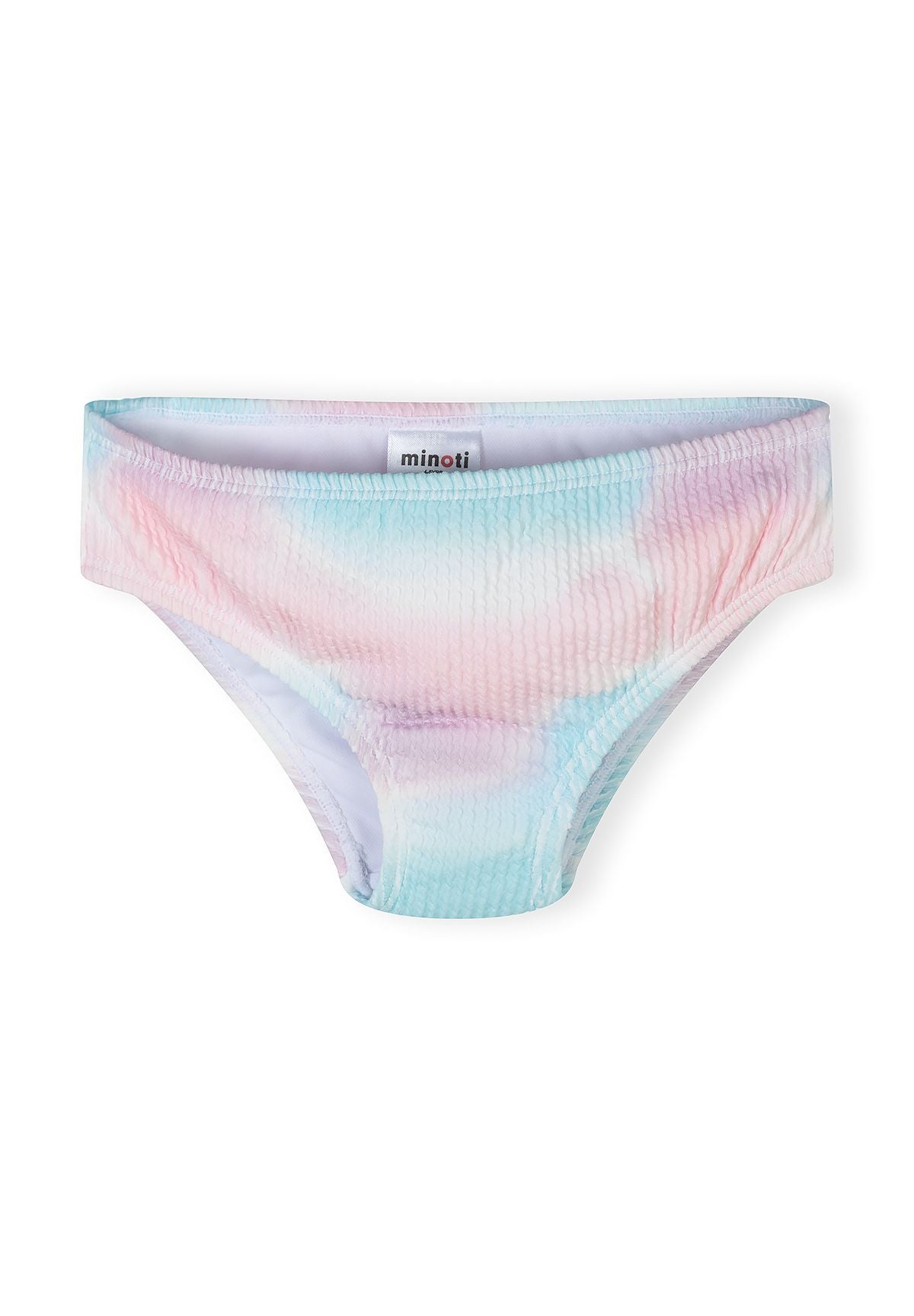 Tie-Dye Bikini Set, Ribbed, Pink Blue - 4