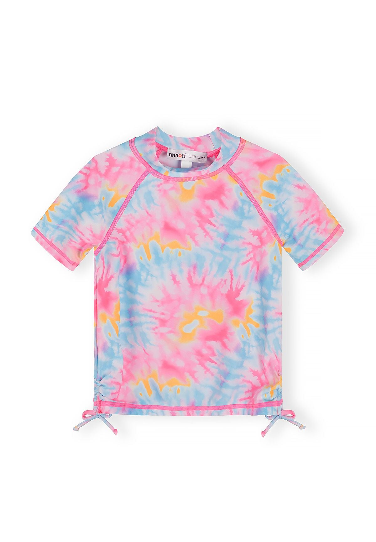 Rash Vest Set 3-Piece, Tie-Dye, Pink Blue - 2