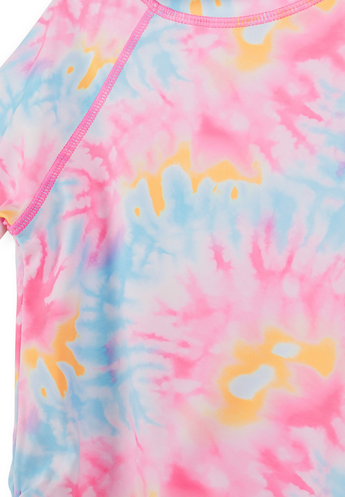Rash Vest Set 3-Piece, Tie-Dye, Pink Blue - 4
