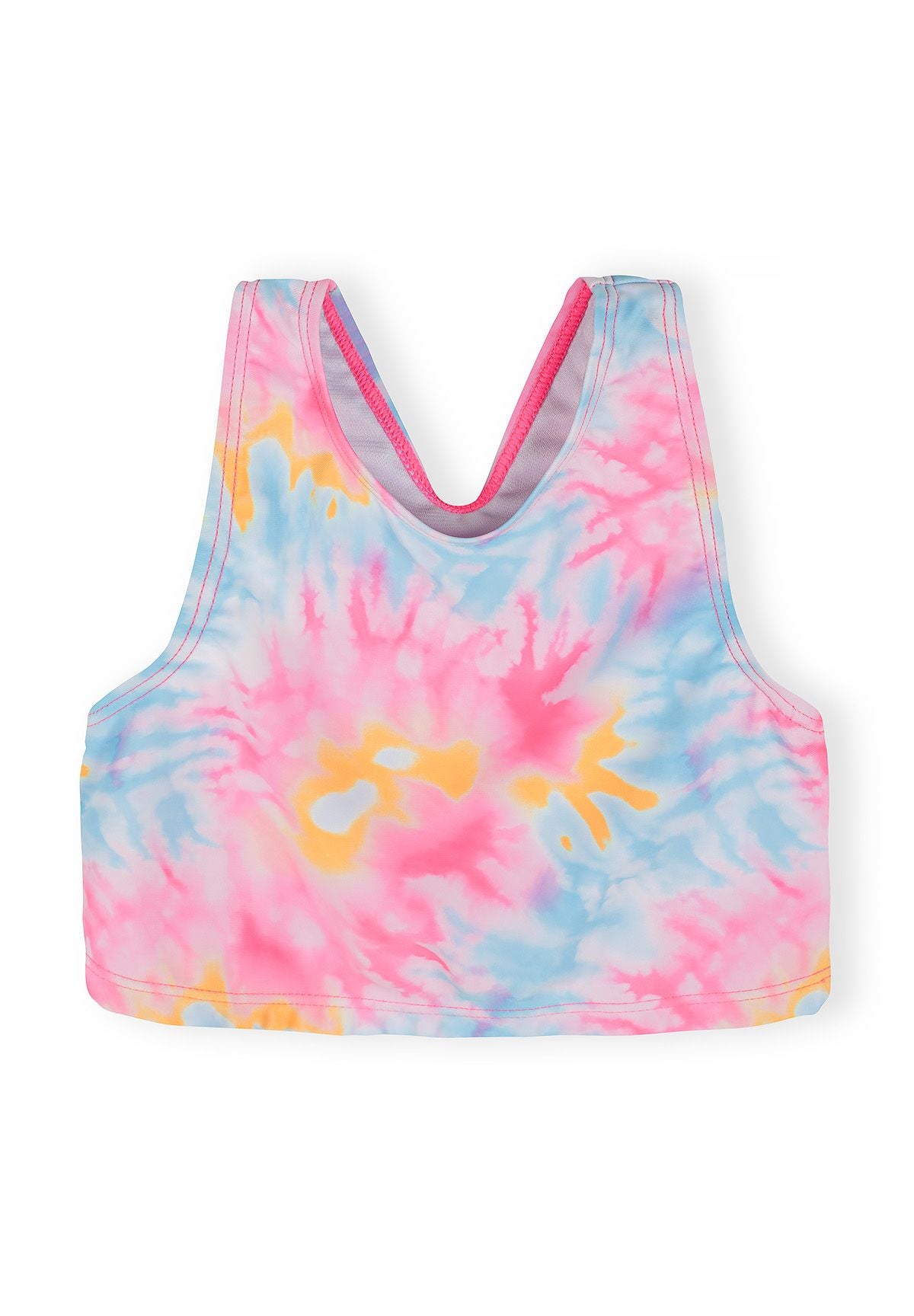 Rash Vest Set 3-Piece, Tie-Dye, Pink Blue - 5