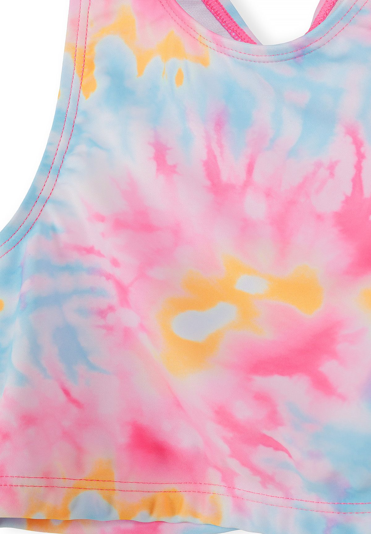 Rash Vest Set 3-Piece, Tie-Dye, Pink Blue - 7