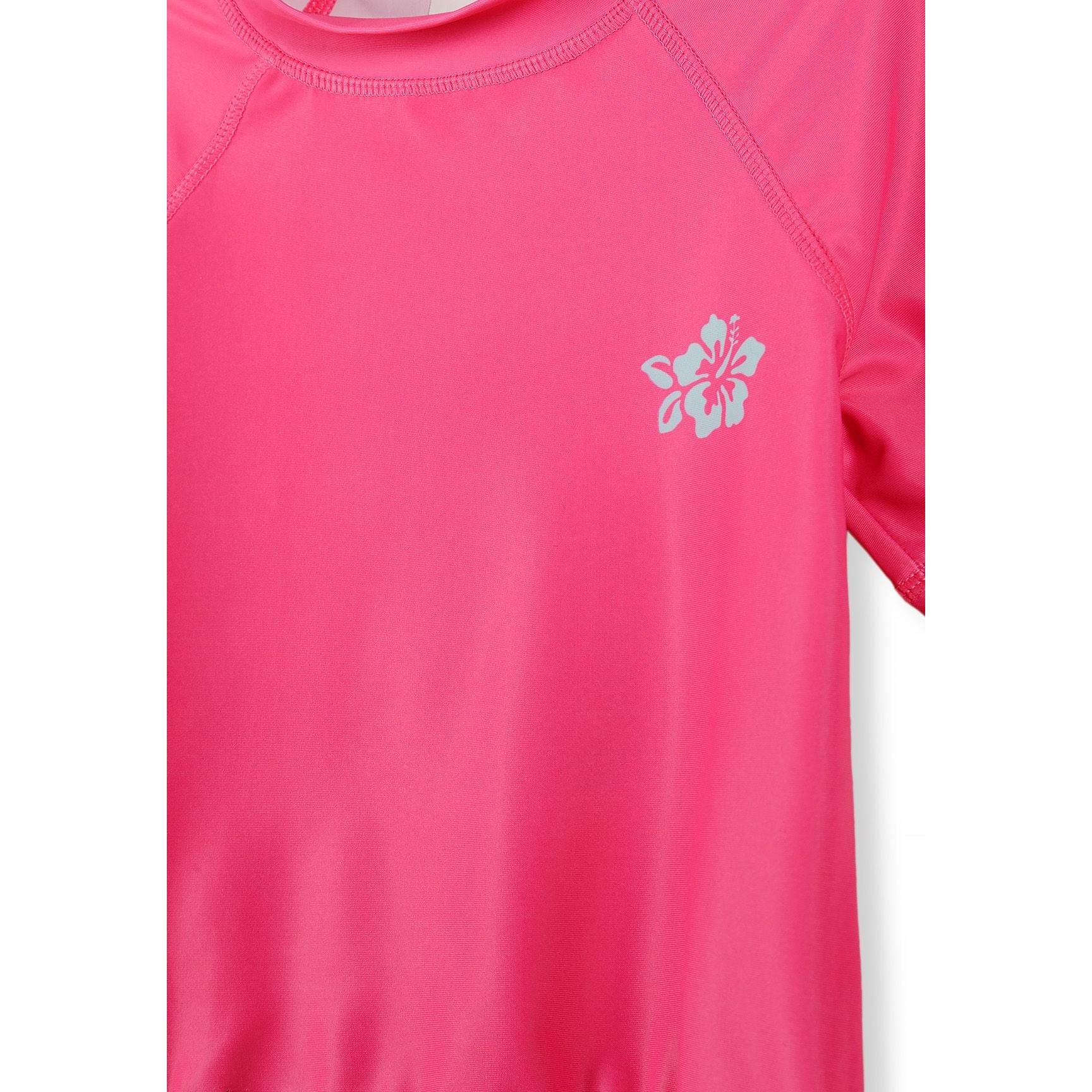 Close-up detail of rainbow ombre gradient effect transitioning from pink through coral to mint blue tones