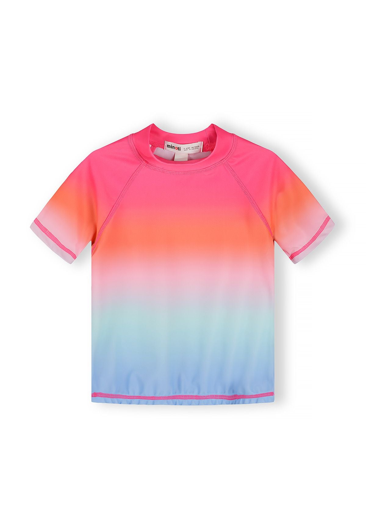 UV Rash Tops 2-Pack, Rainbow Ombre & Pink - 7