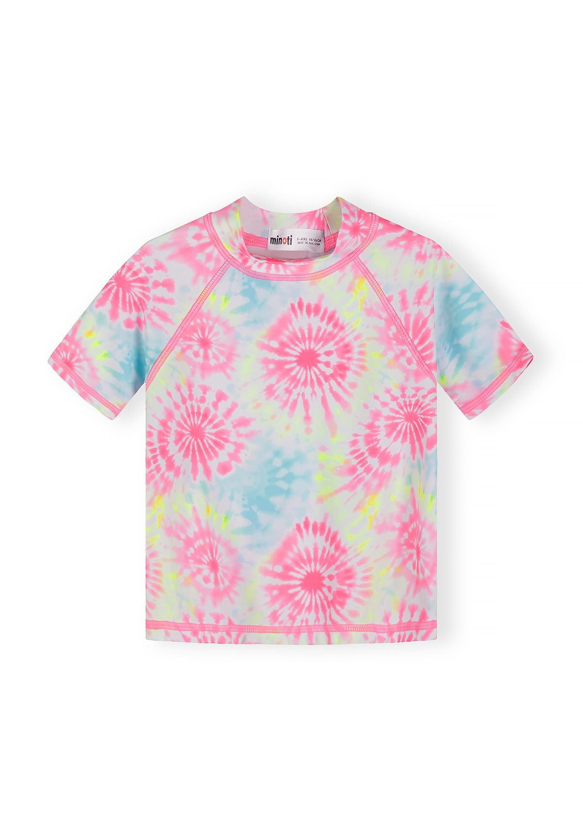 Swim T-Shirts 2-Pack, Raglan, Tie-Dye Blue Pink - 4