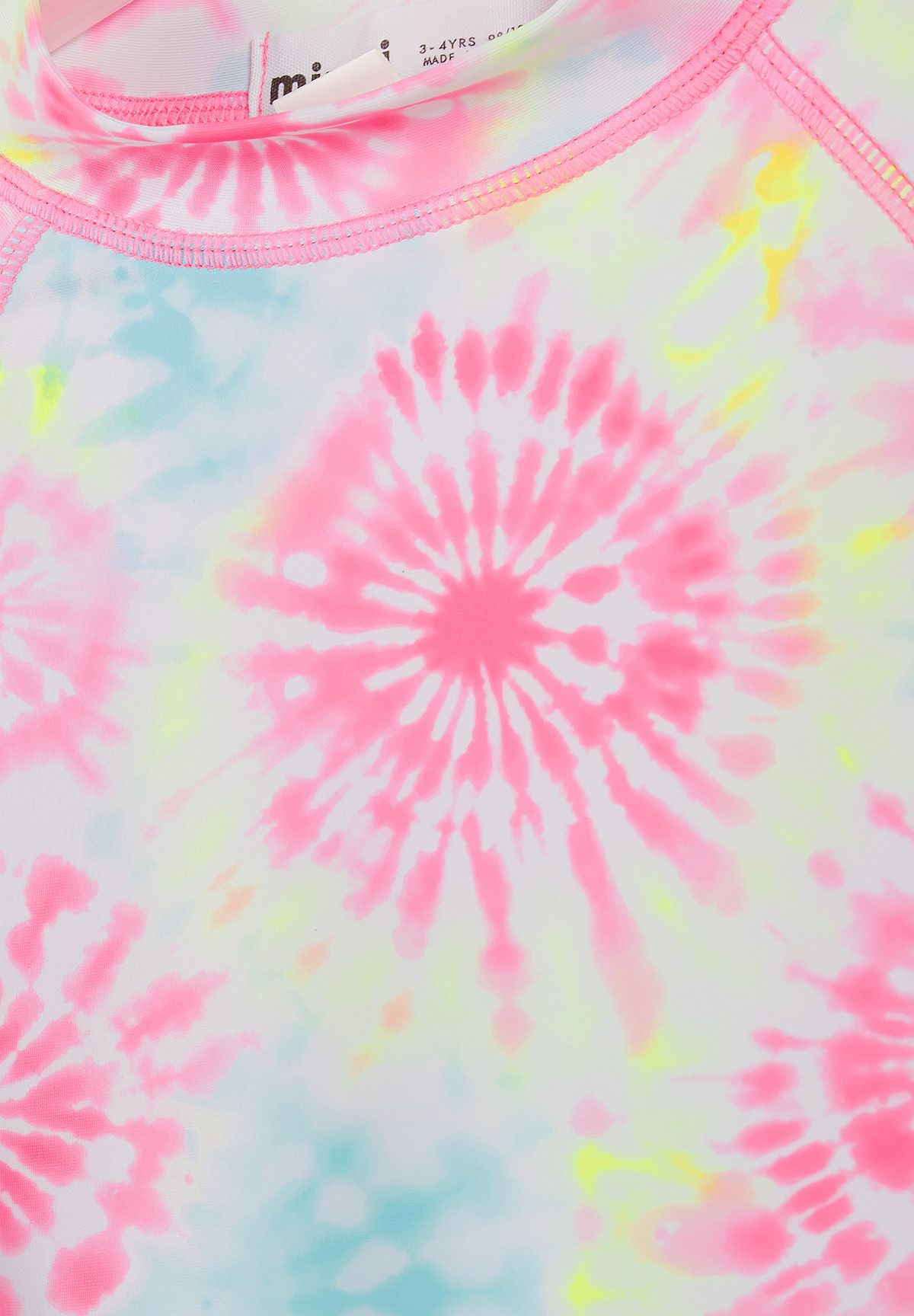 Swim T-Shirts 2-Pack, Raglan, Tie-Dye Blue Pink - 6
