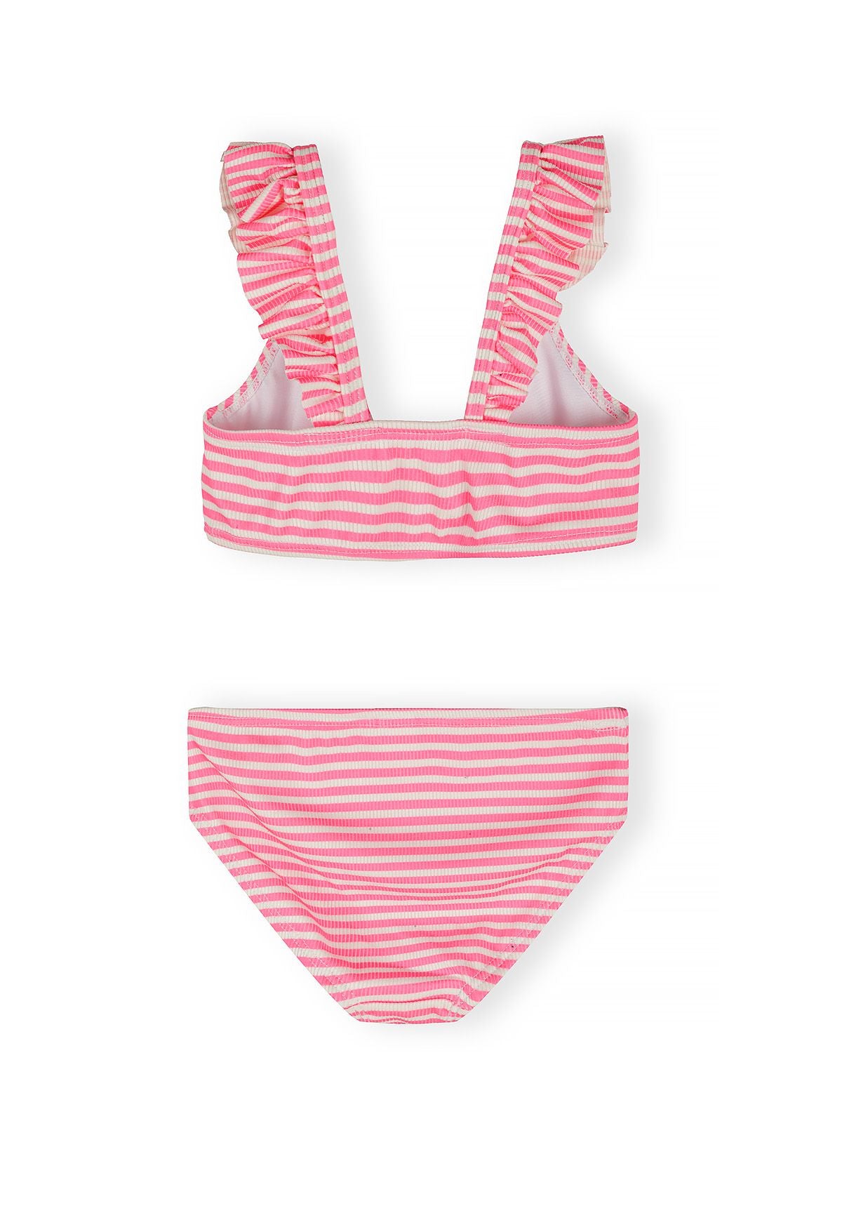 Bikini 2-Pack, Striped & Textured, Pink Orange - 3
