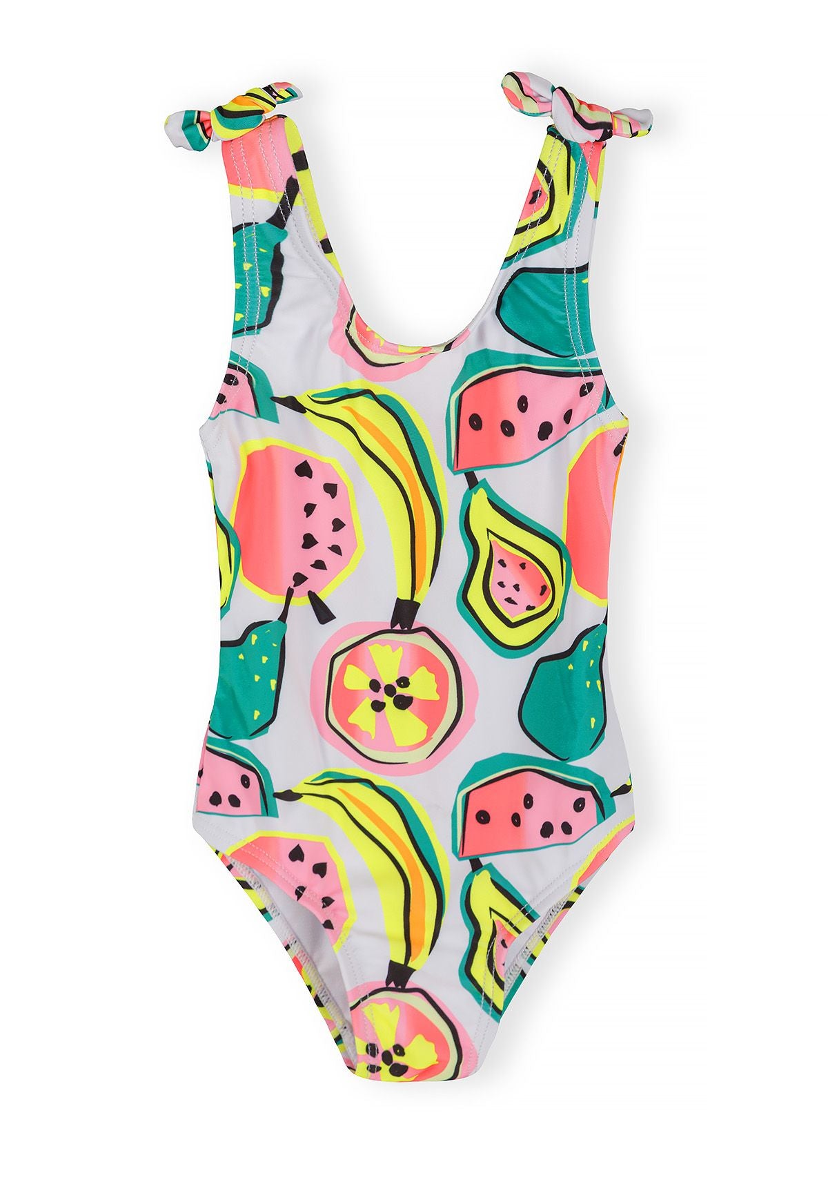 Swimsuits 2-Pack, Fruit Print & Pink Ribbed - 5