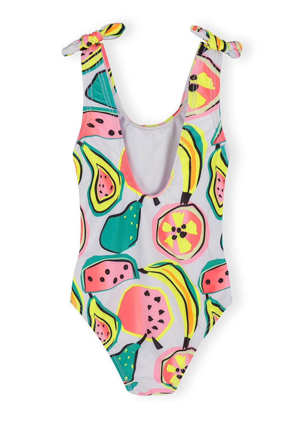 Swimsuits 2-Pack, Fruit Print & Pink Ribbed - 6