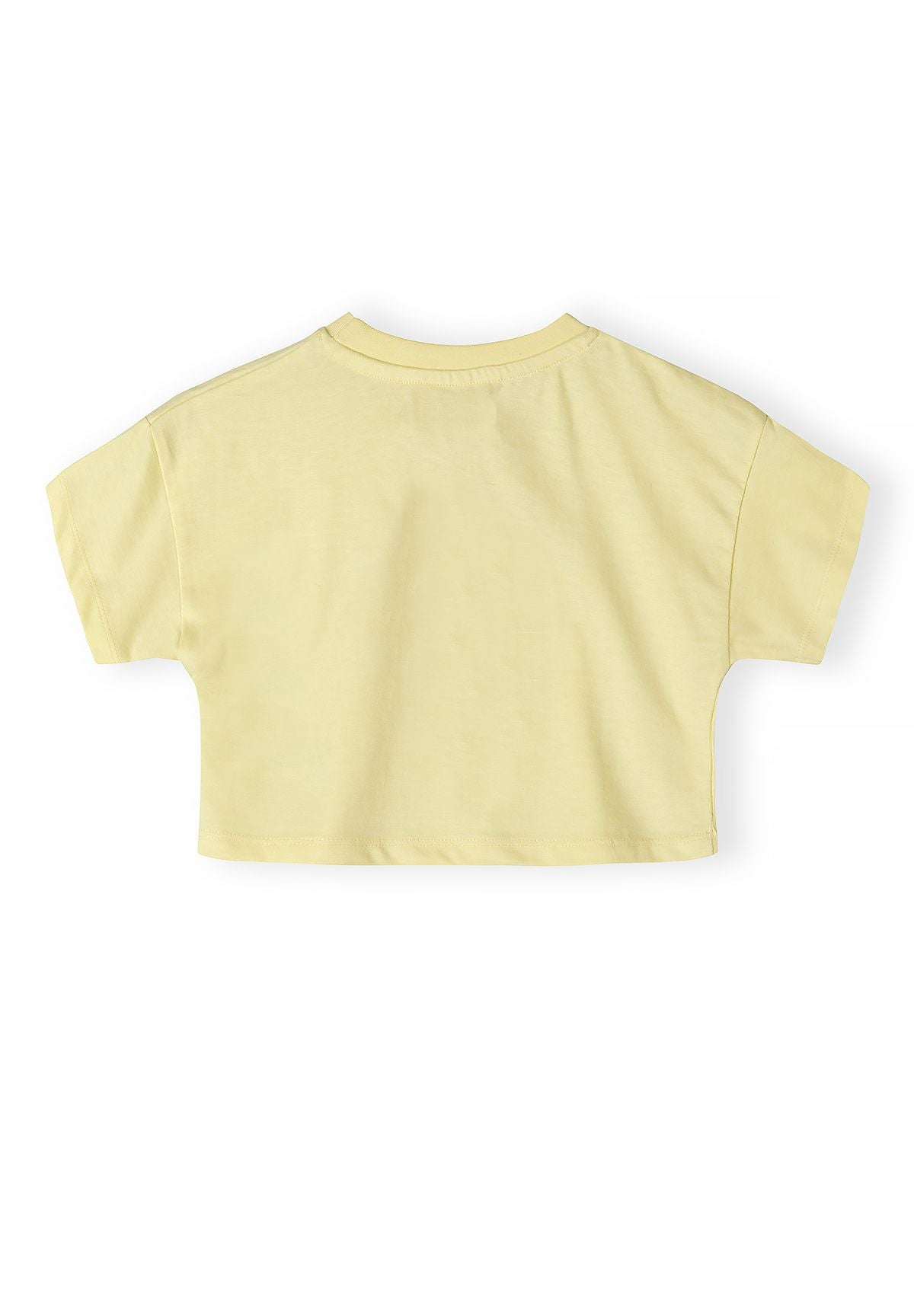 Rainbow Appliqué T-Shirt, Pale Yellow - 3