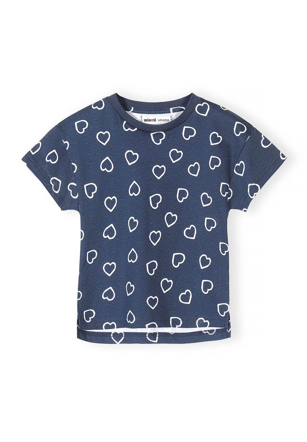 Short Sleeve T-Shirts 5-Pack, Hearts & Stripes - 4
