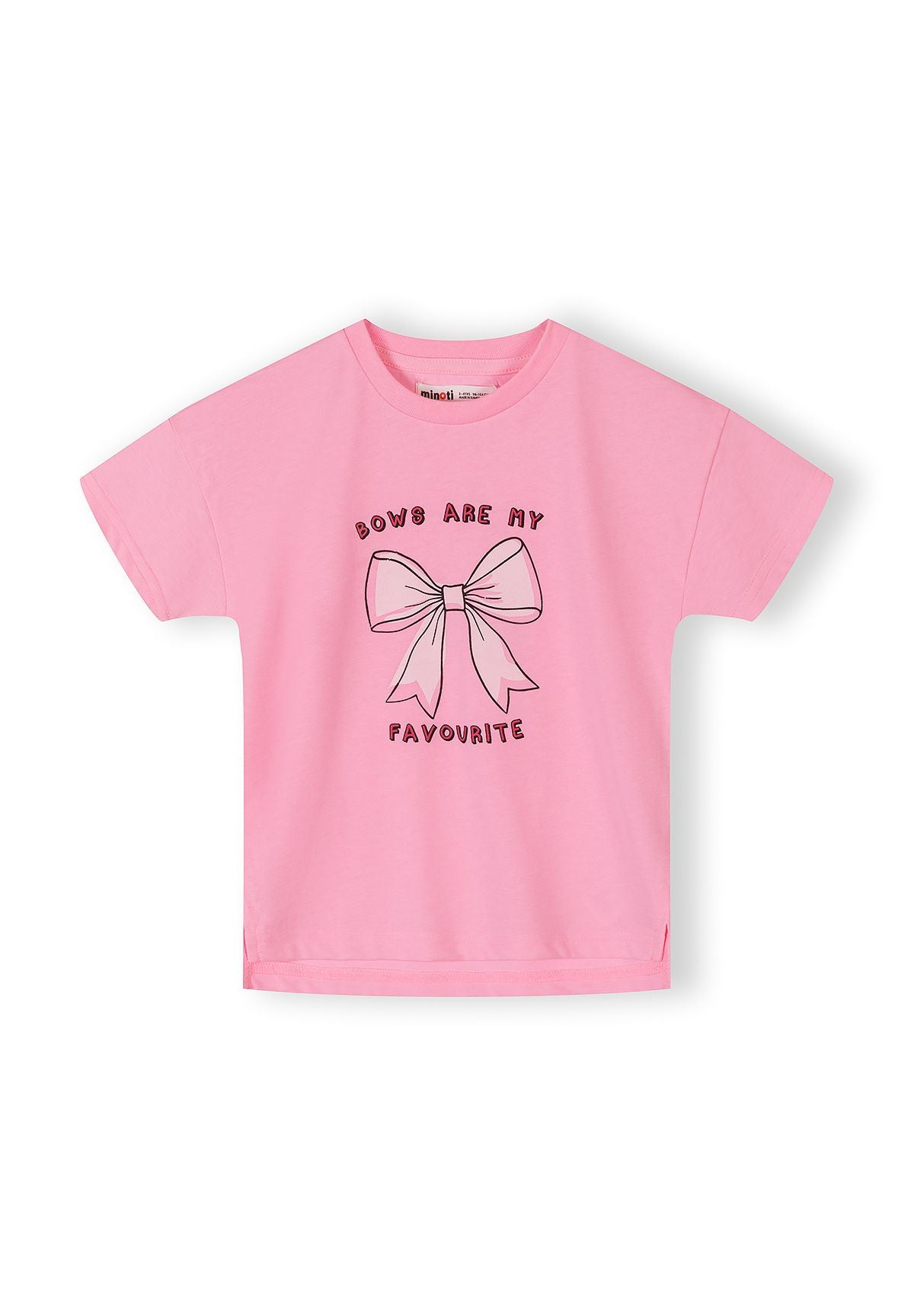 T-Shirts 5-Pack, Bow Print, Pink Mint White - 6