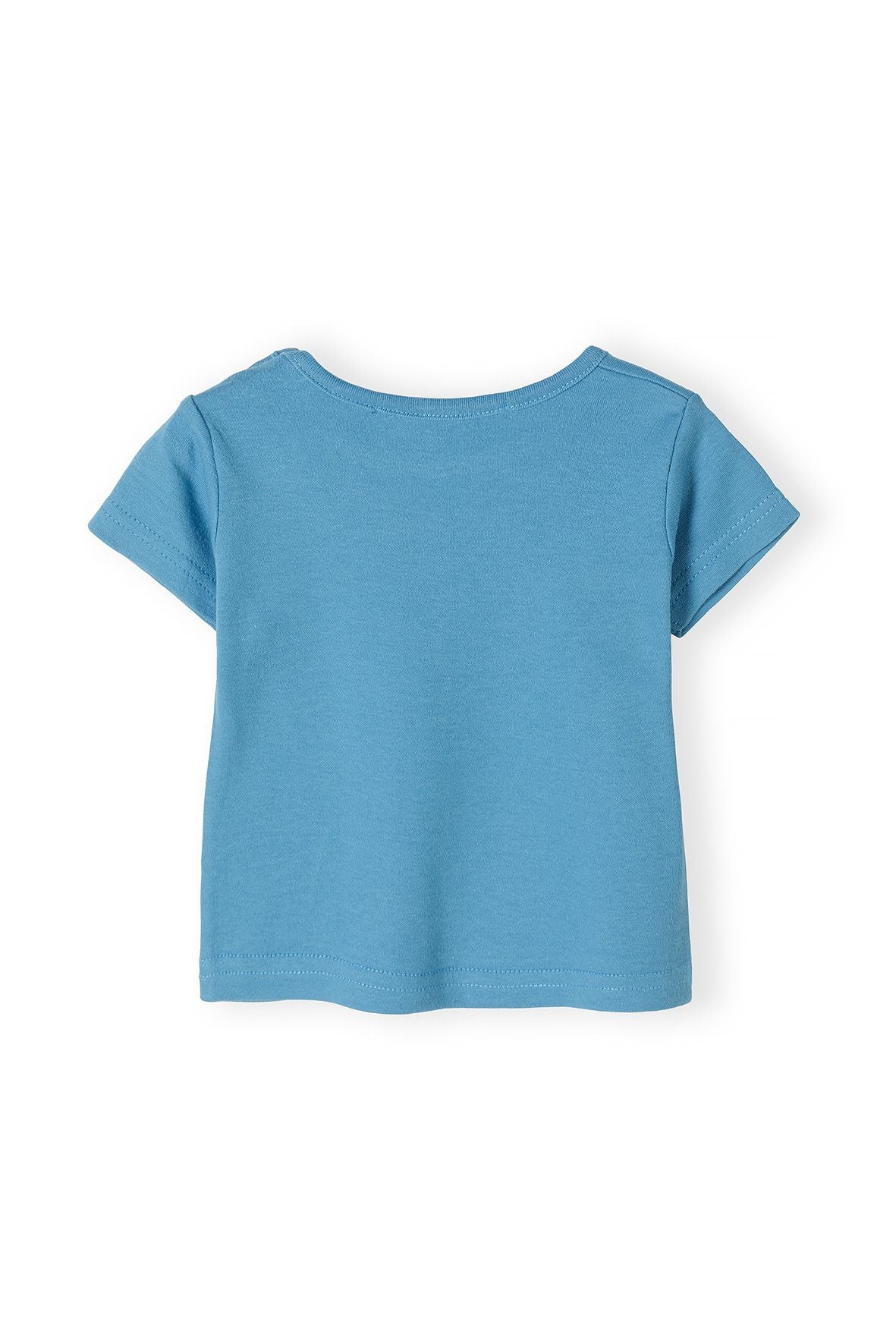 T-Shirts 2-Pack Striped Slogan Turquoise - 3