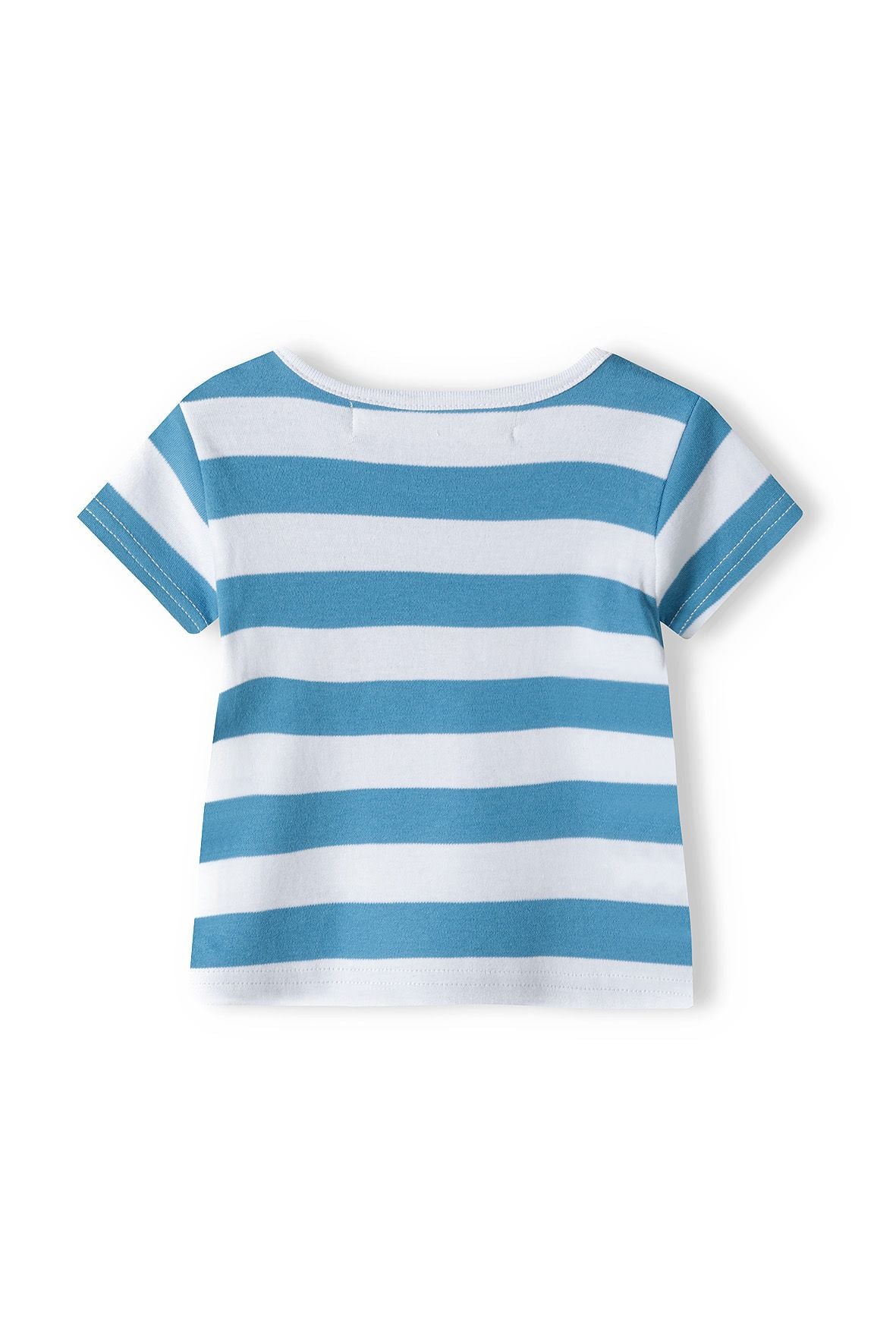 T-Shirts 2-Pack Striped Slogan Turquoise - 5
