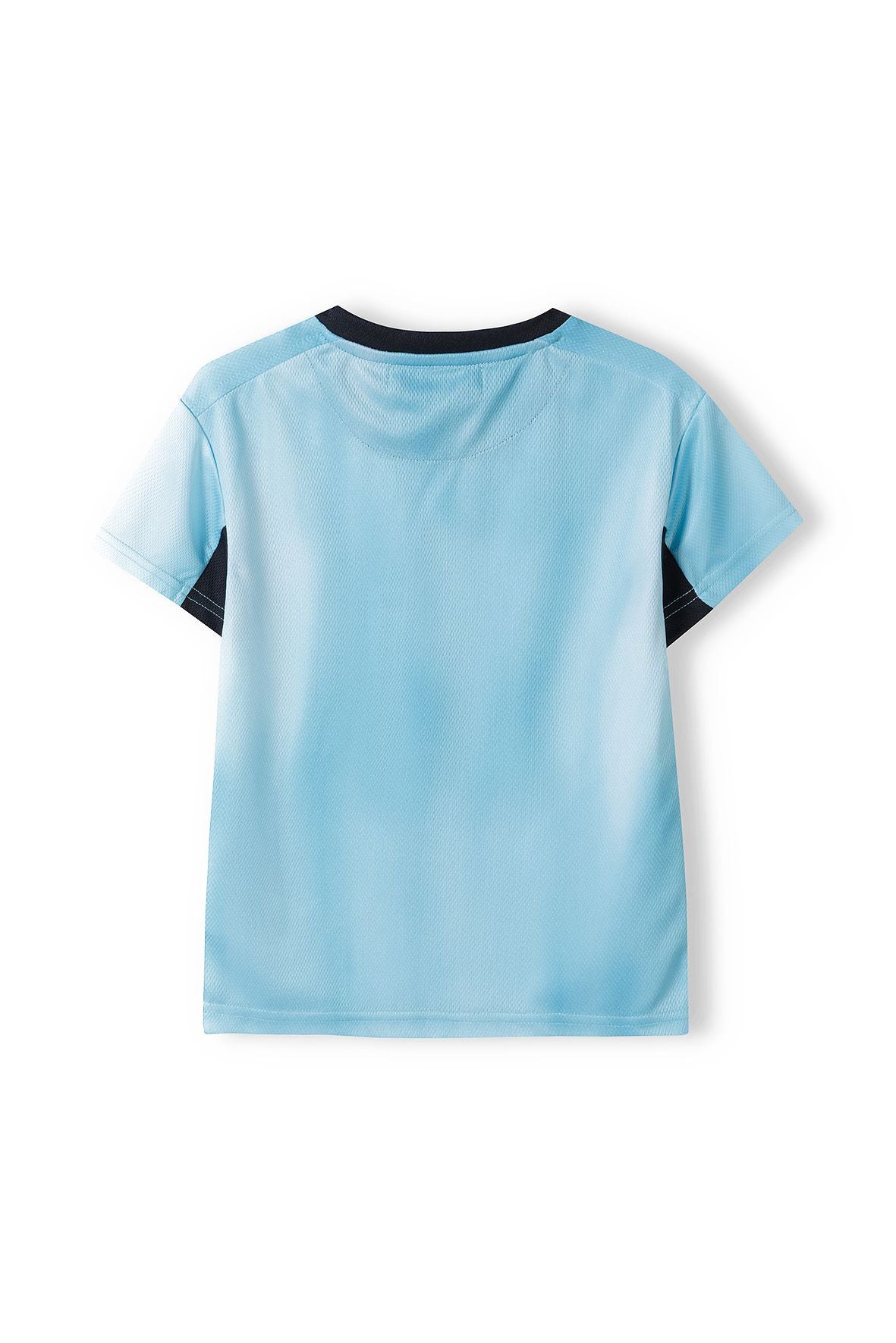 Sports Mesh T-Shirt, Mint, Navy Contrast Panels - 3